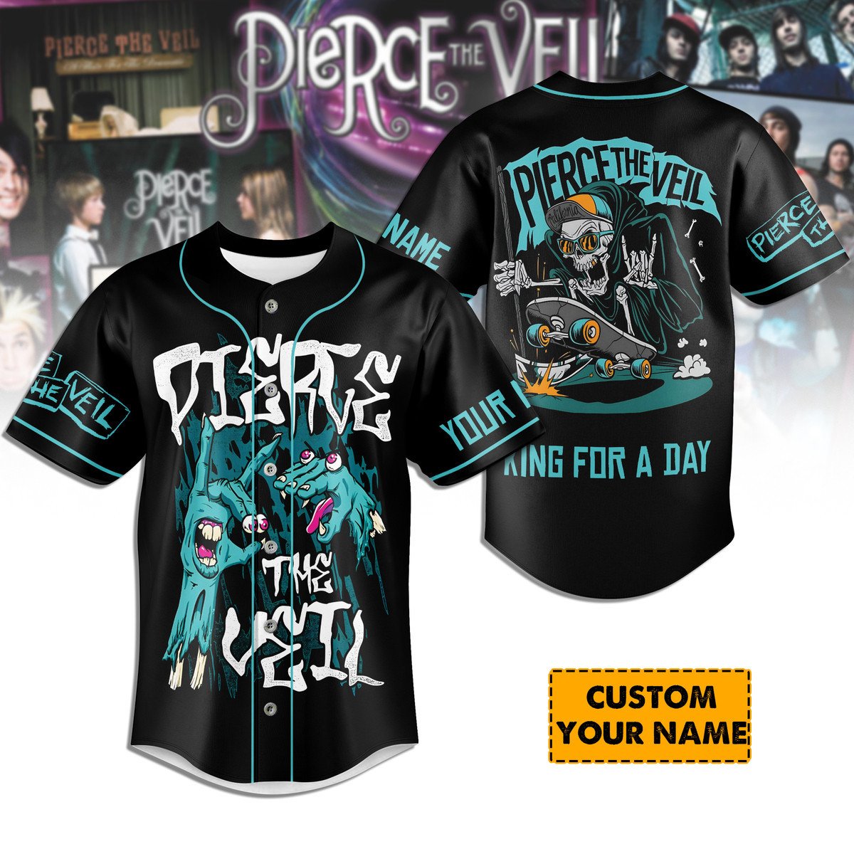 Pierce The Veil Baseball Jersey For Fans