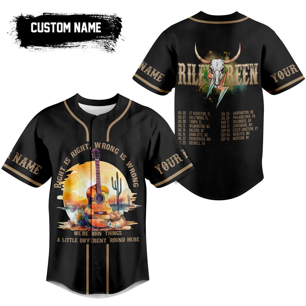 Riley Green Baseball Jersey For Fans