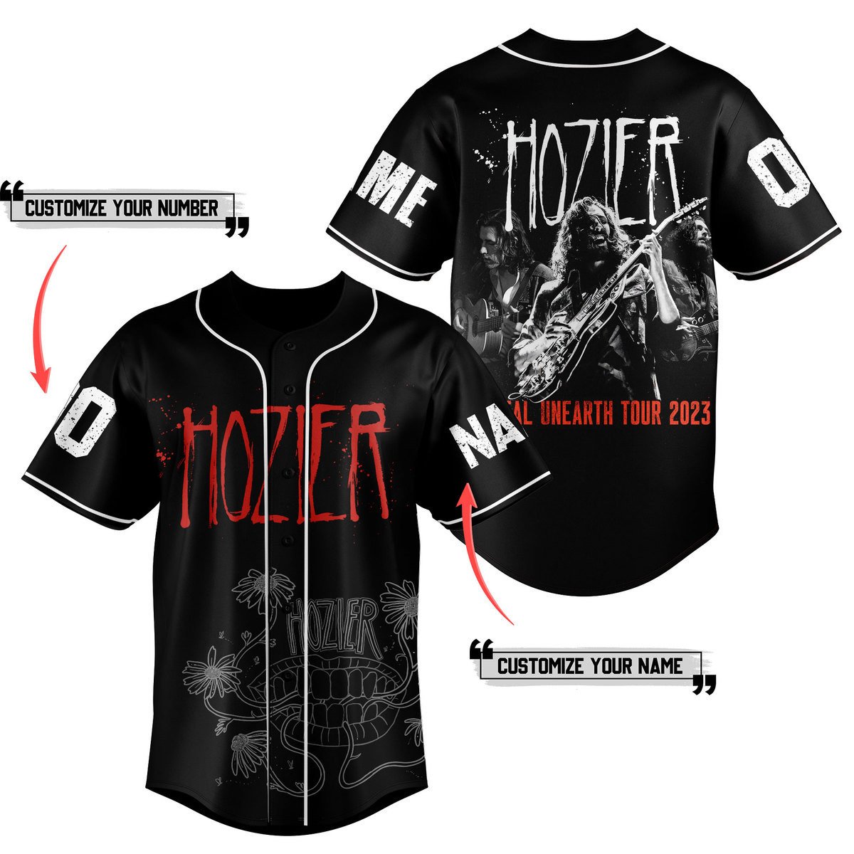 Hozier Baseball Jersey For Fans