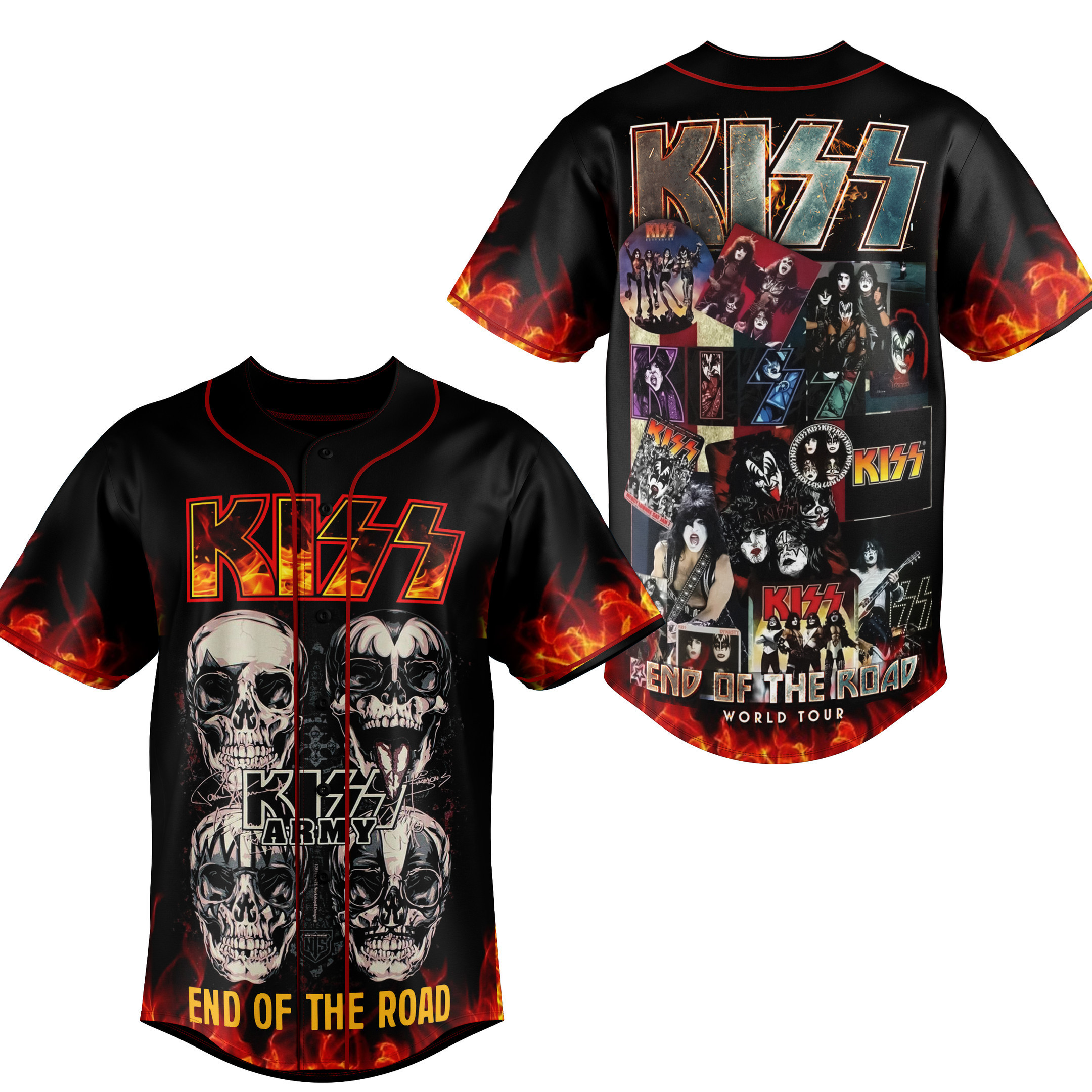 Kiss Baseball Jersey For Fans