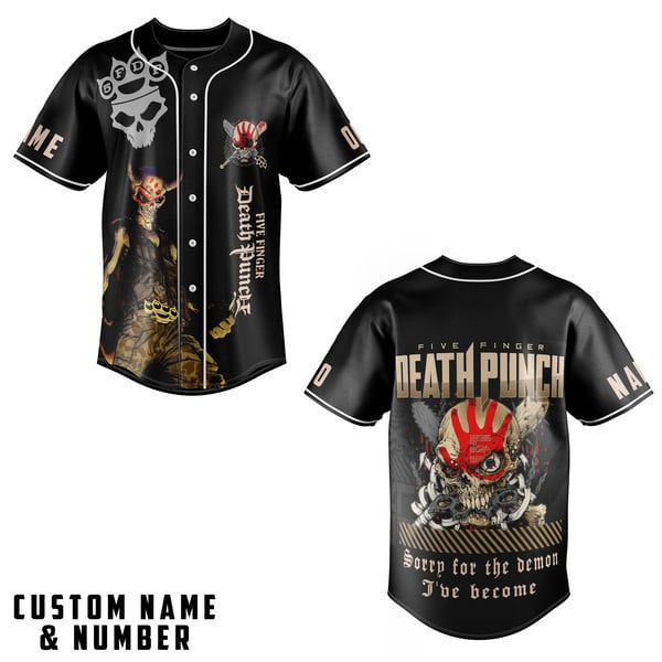 Five Finger Death Punch Baseball Jersey For Fans