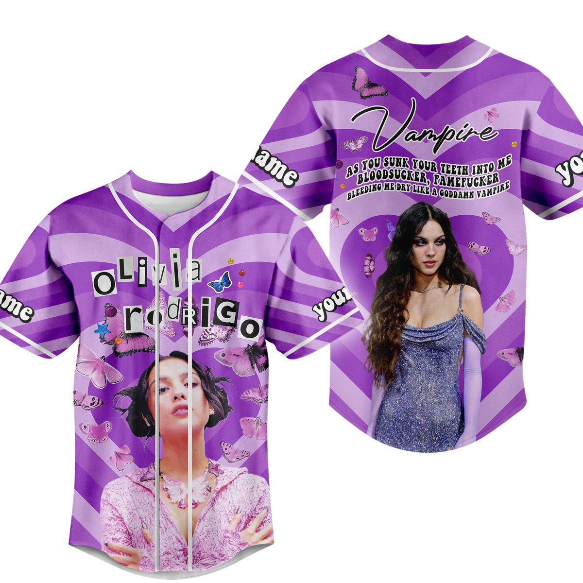 Olivia Rodrigo Baseball Jersey For Fans