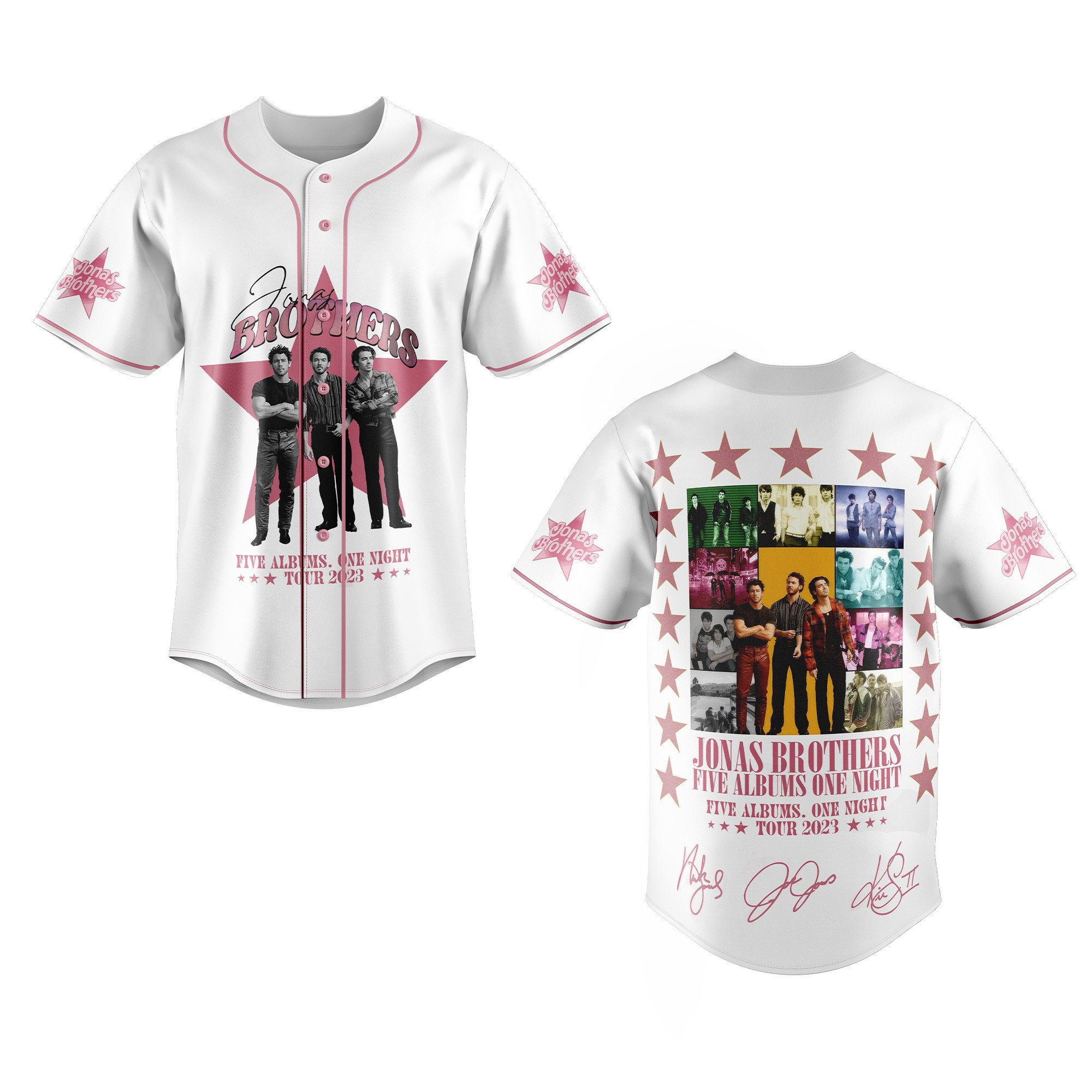 Jonas Brothers Baseball Jersey For Fans
