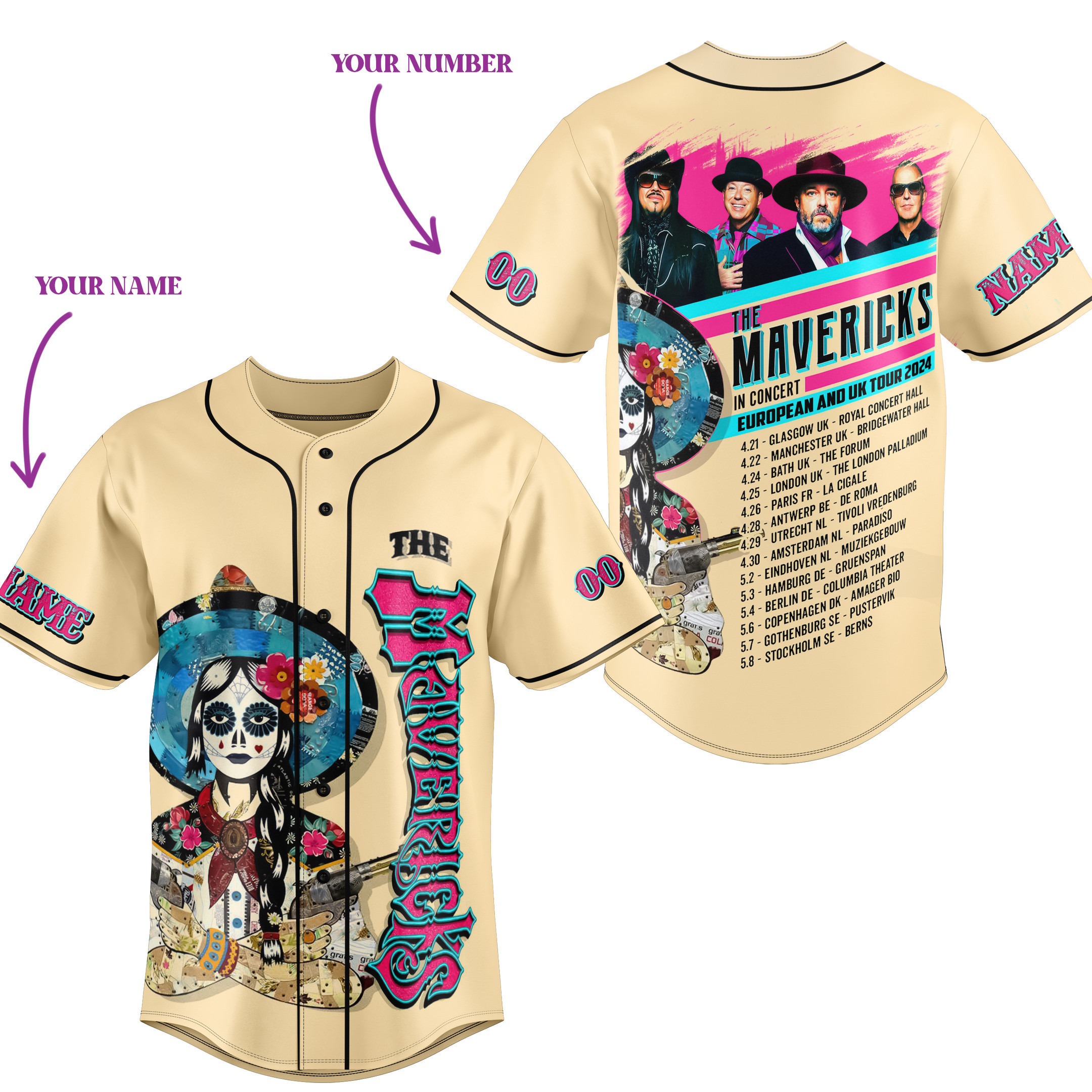 The Mavericks Baseball Jersey For Fans