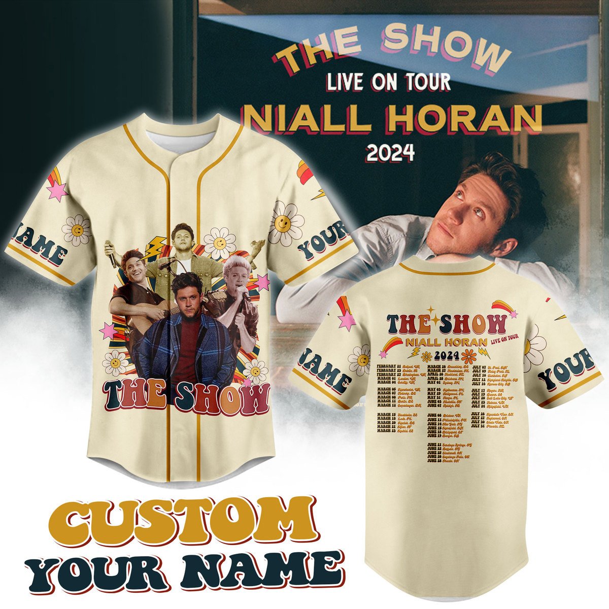 Niall Horan Baseball Jersey For Fans