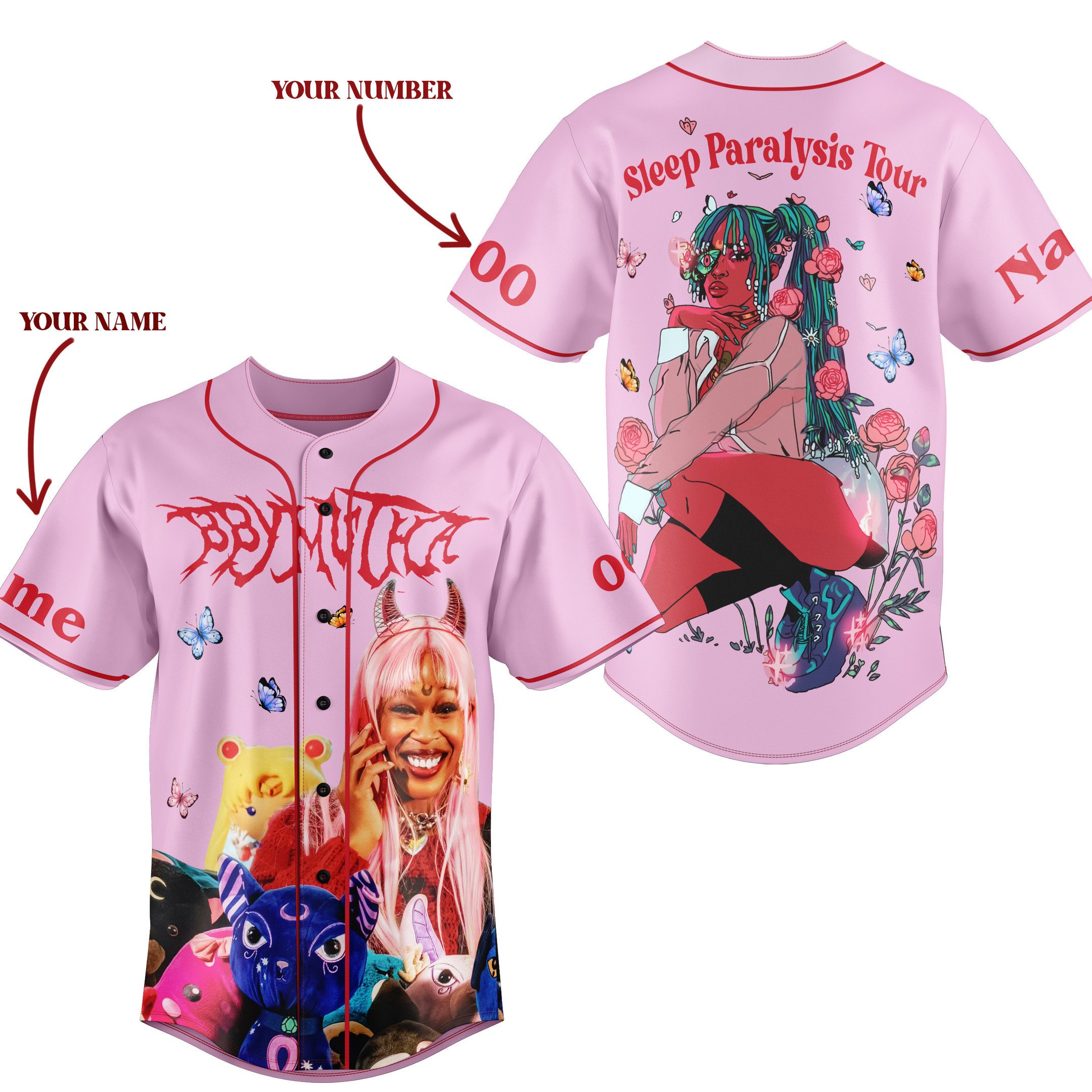 Bbymutha Baseball Jersey For Fans