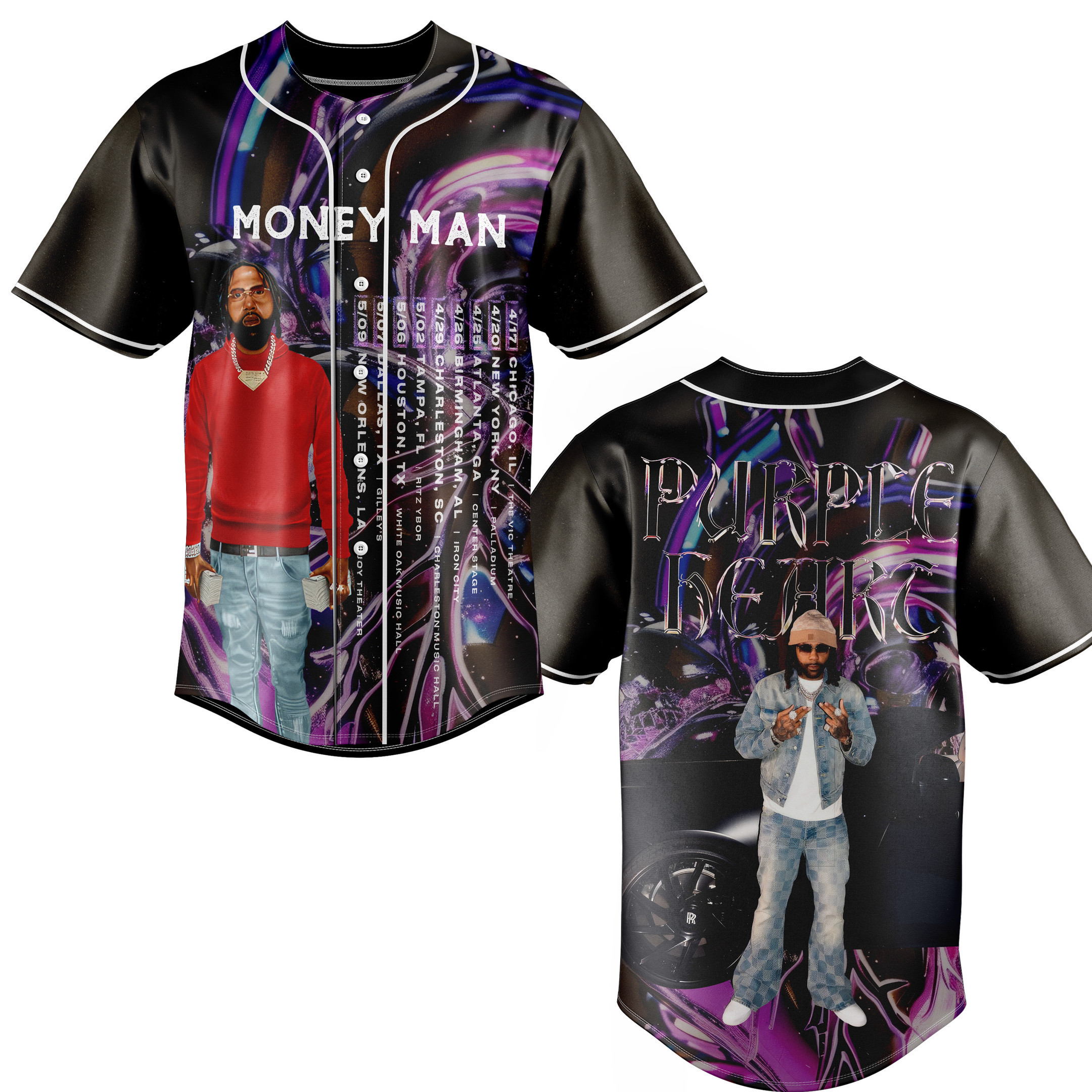 Money Man Baseball Jersey For Fans
