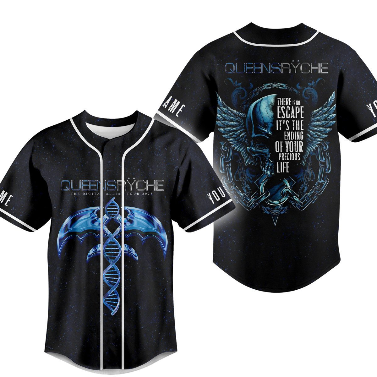 Queensryche Baseball Jersey For Fans