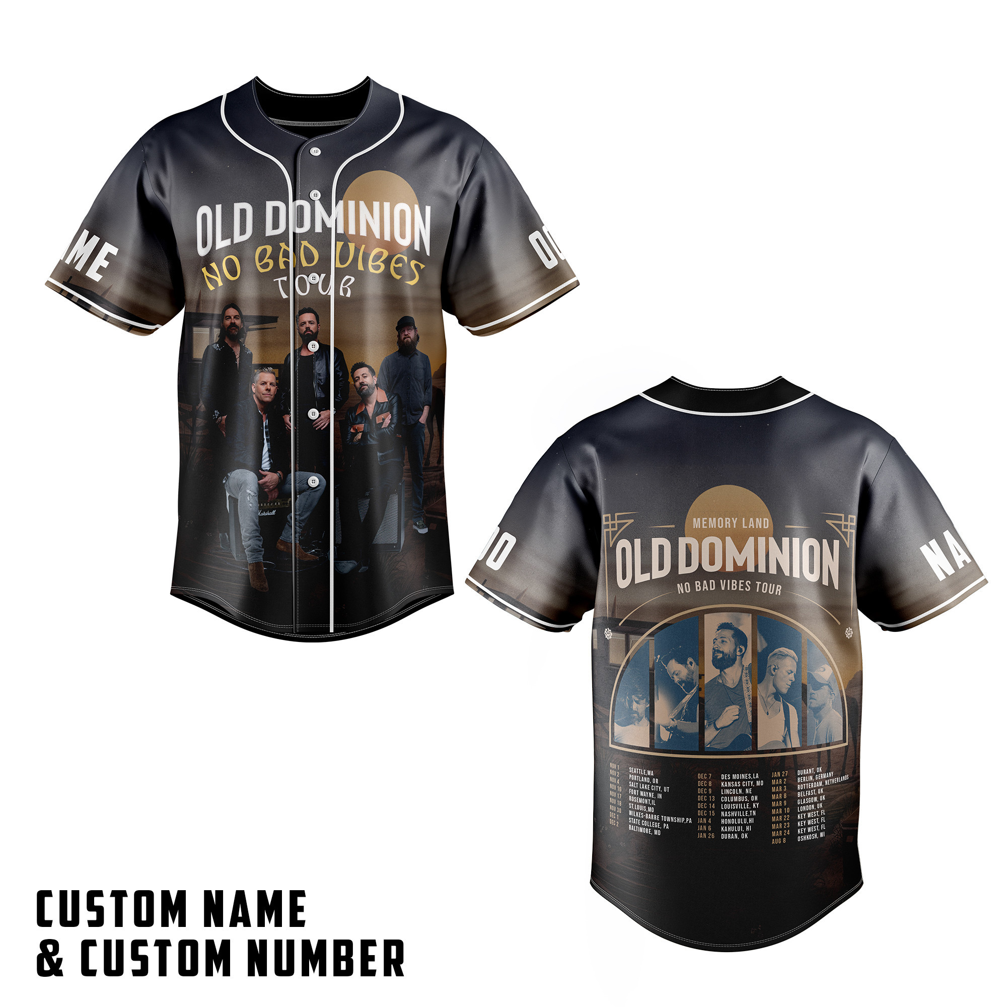 Old Dominion Baseball Jersey For Fans