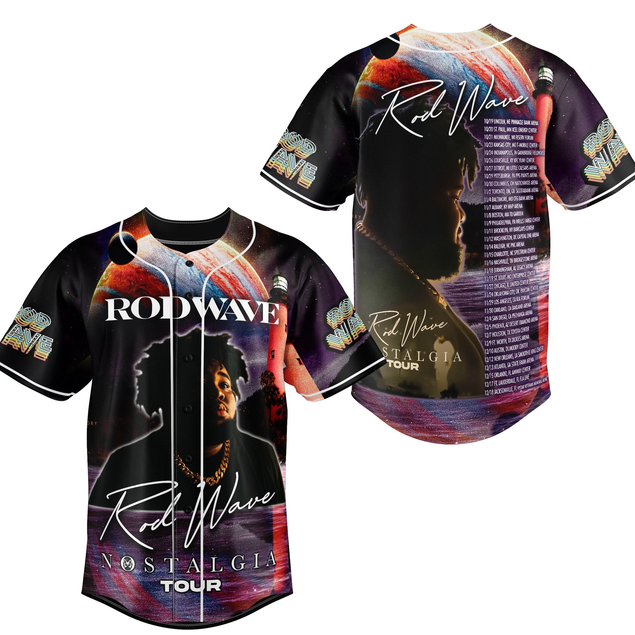 Rod Wave Baseball Jersey For Fans