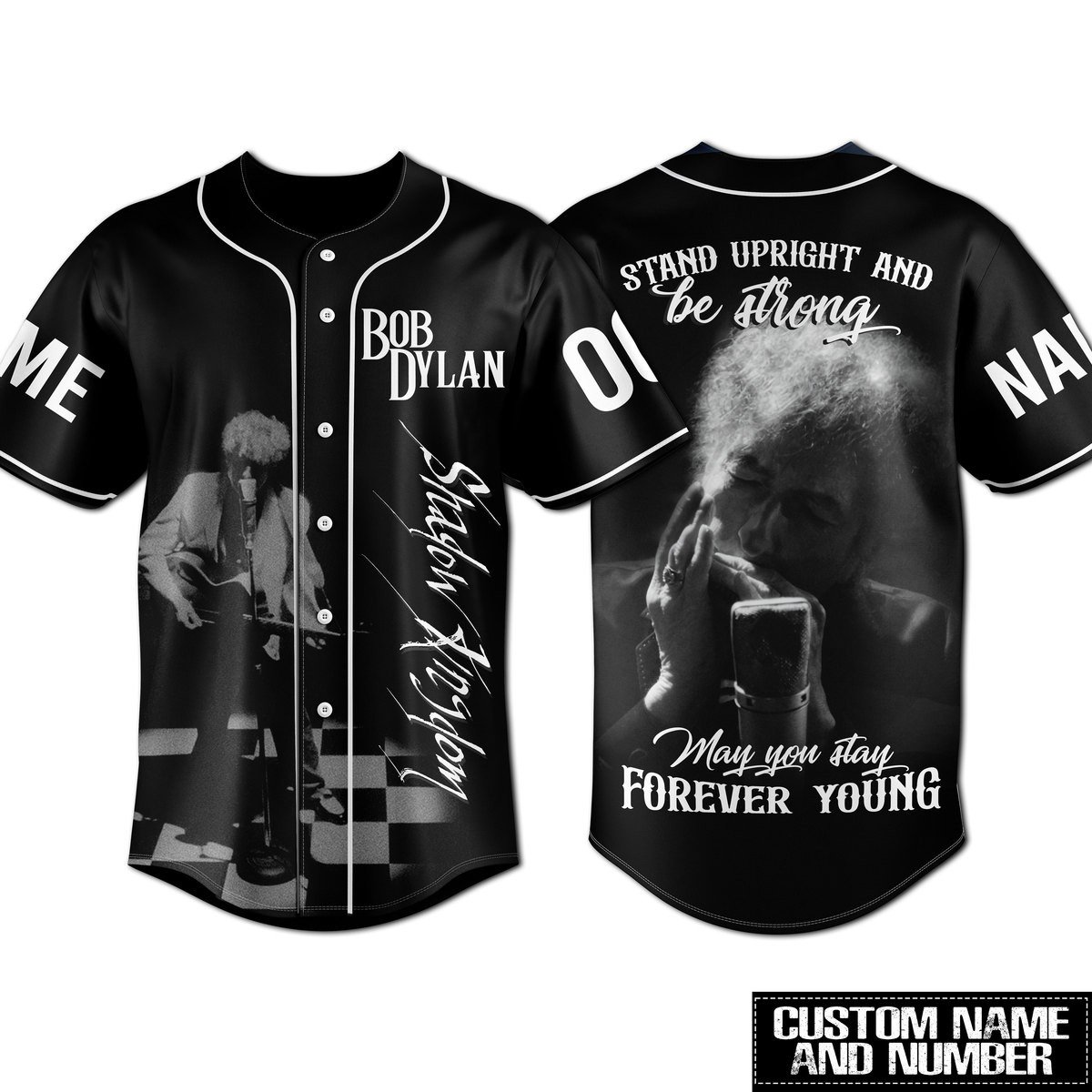 Bob Dylan Baseball Jersey For Fans