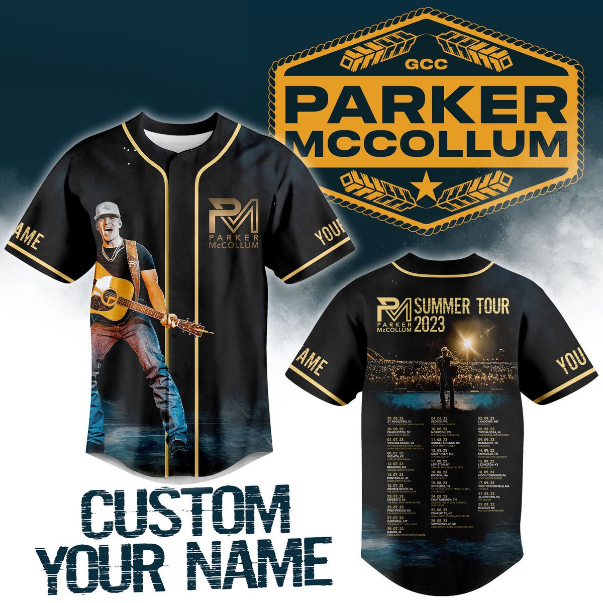 Parker Mccollum Baseball Jersey For Fans