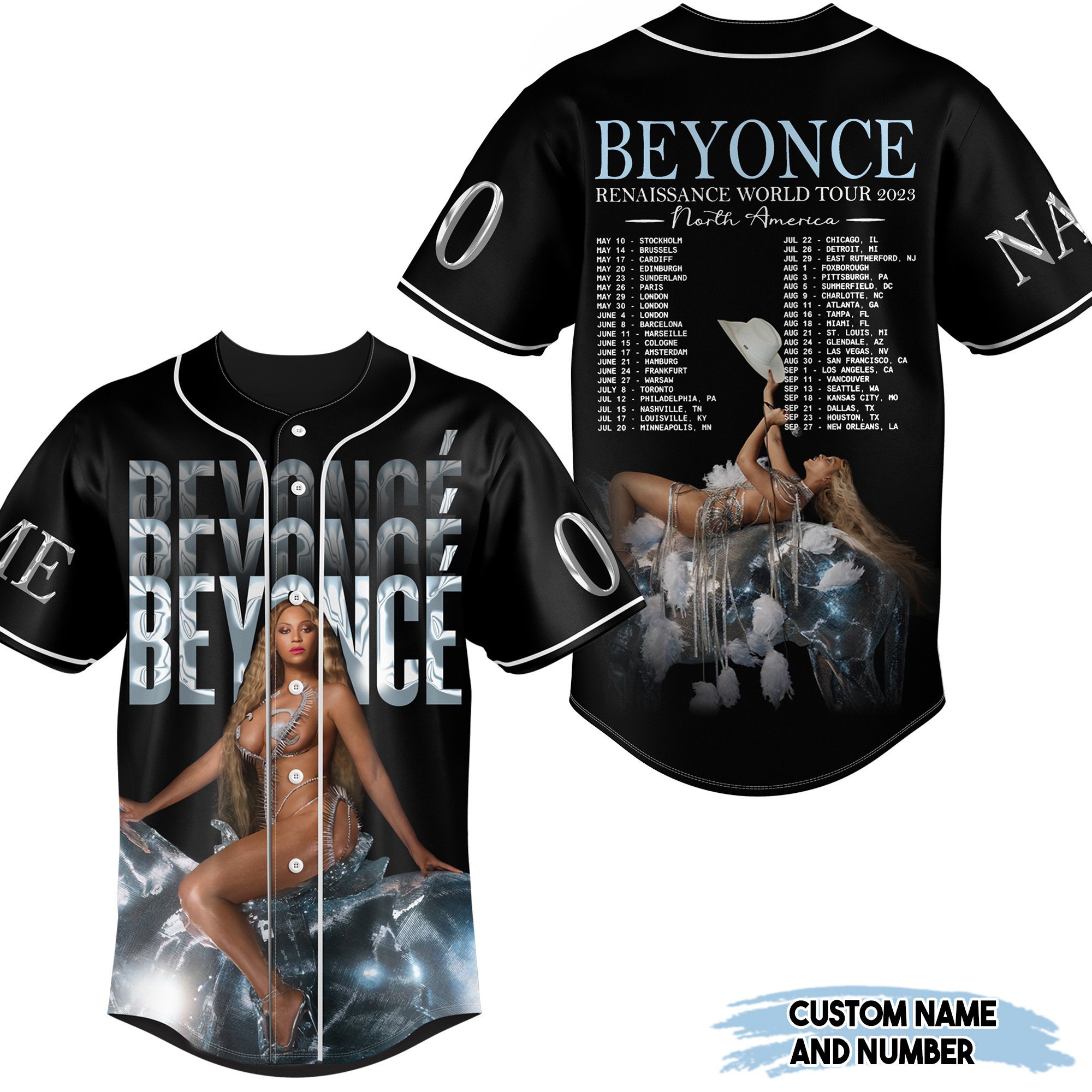 Beyonce Baseball Jersey For Fans