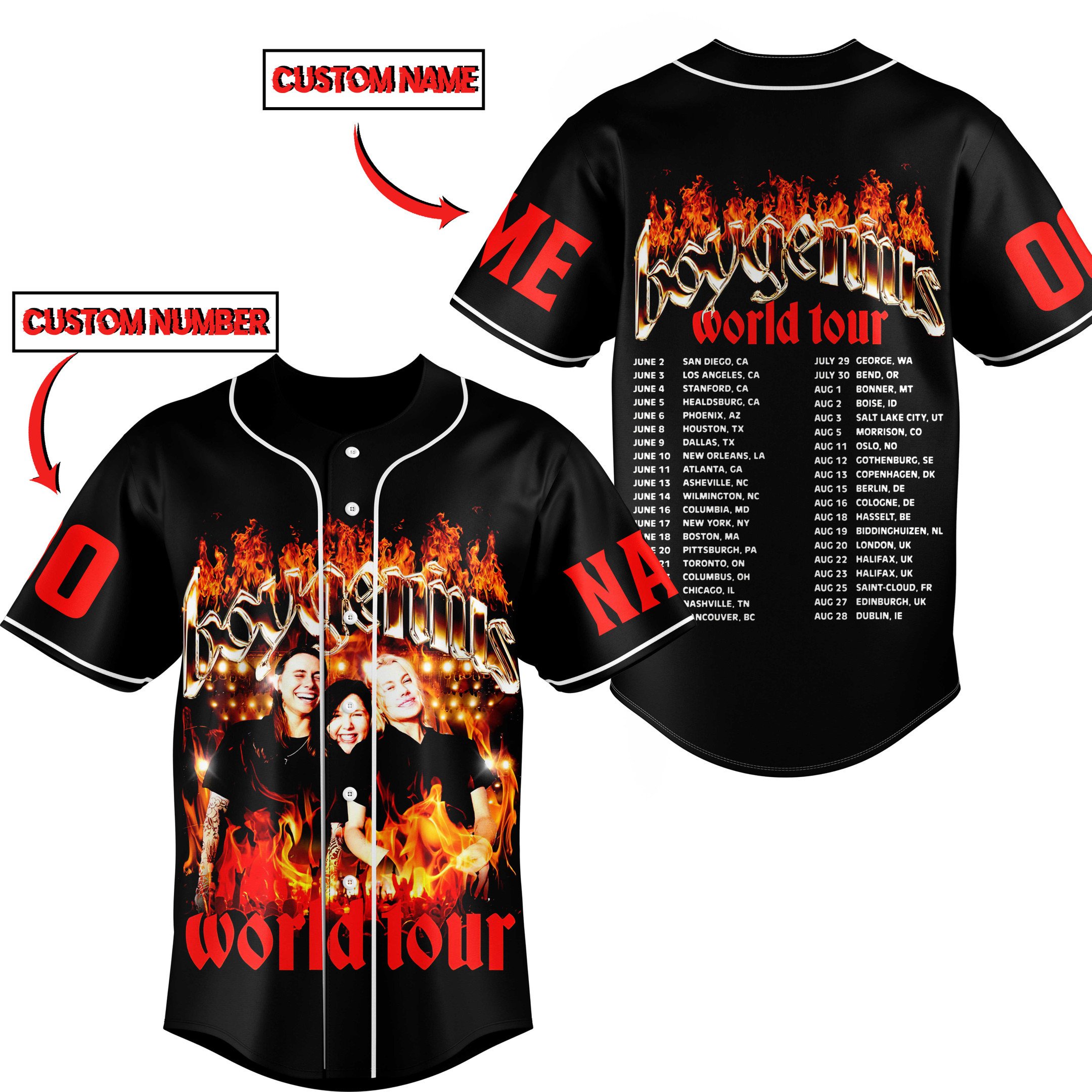 Boygenius Baseball Jersey For Fans