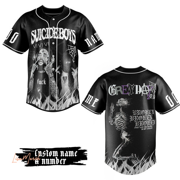 Suicideboys Baseball Jersey For Fans