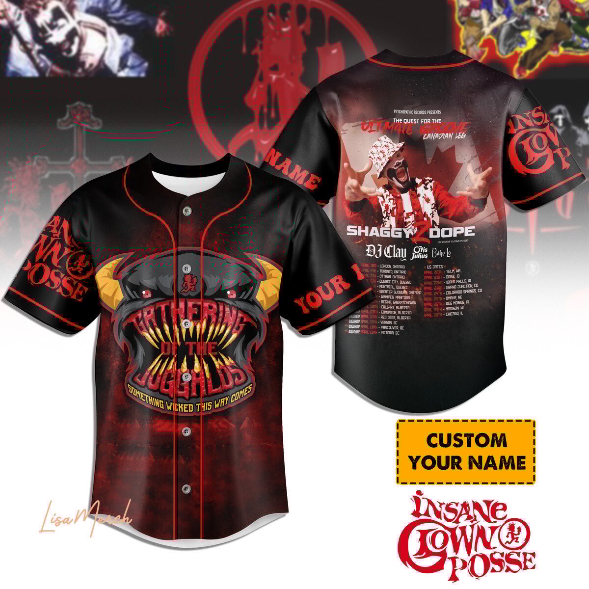 Insane Clown Posse Baseball Jersey For Fans