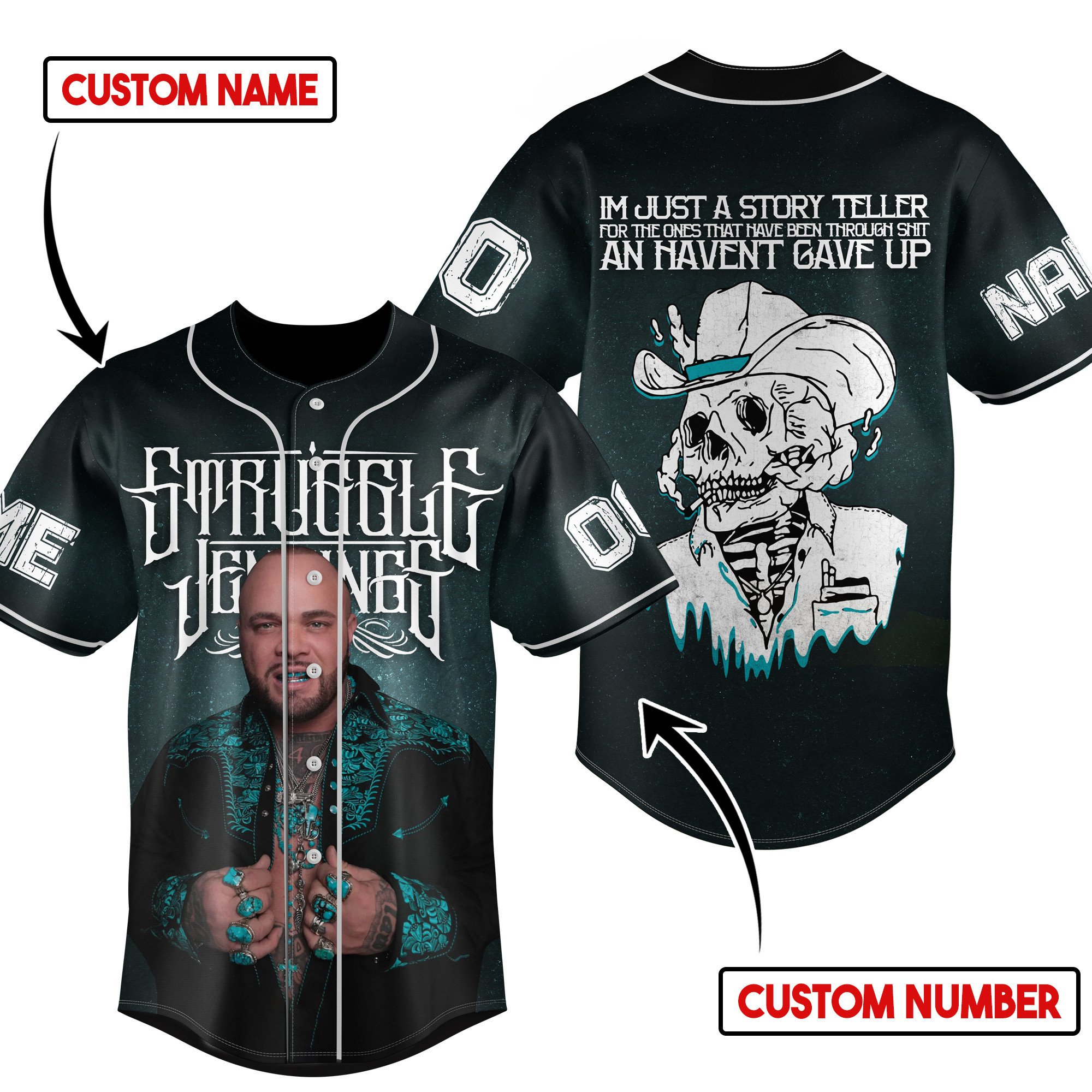Struggle Jennings Baseball Jersey For Fans