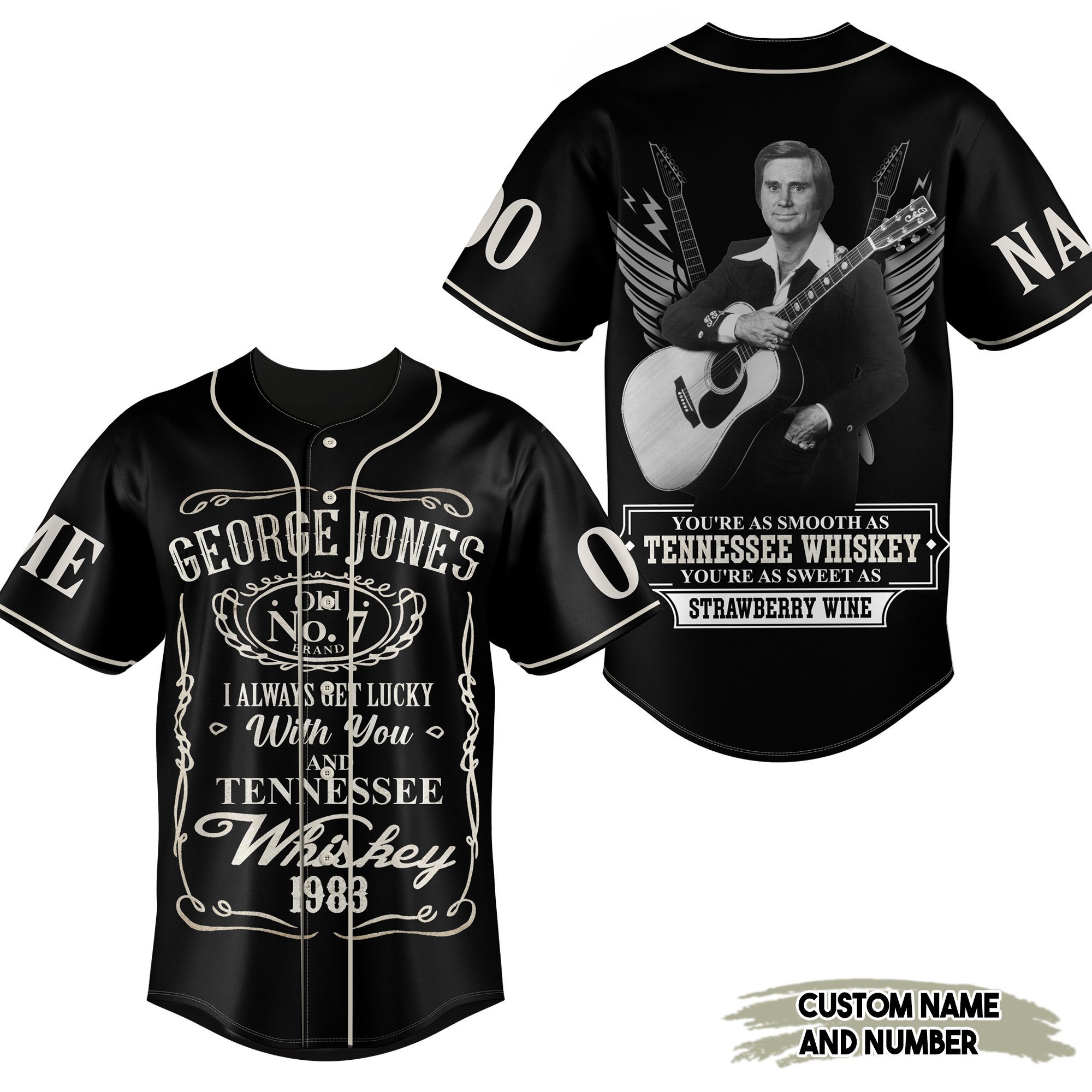 George Jones Baseball Jersey For Fans