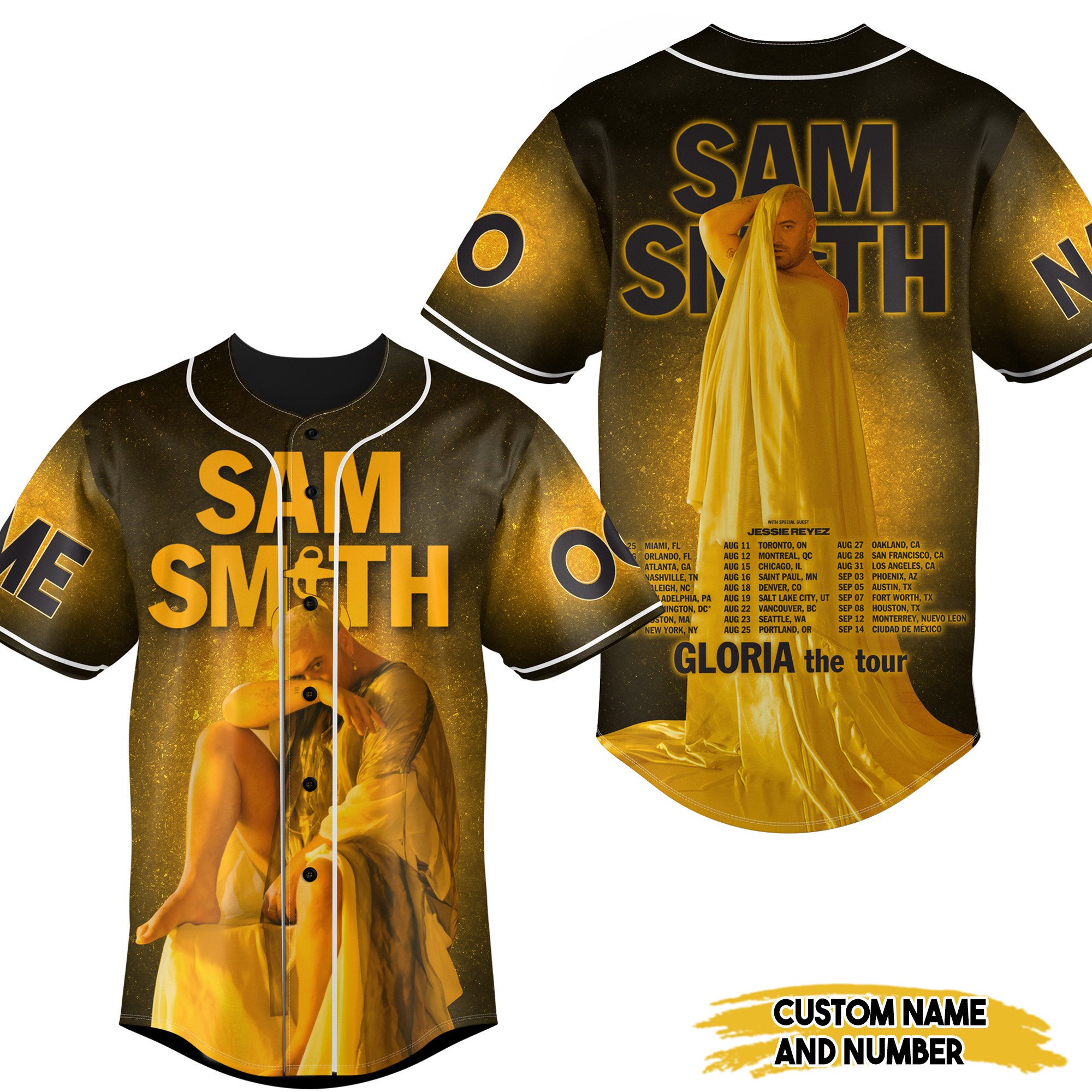 Sam Smith Baseball Jersey For Fans