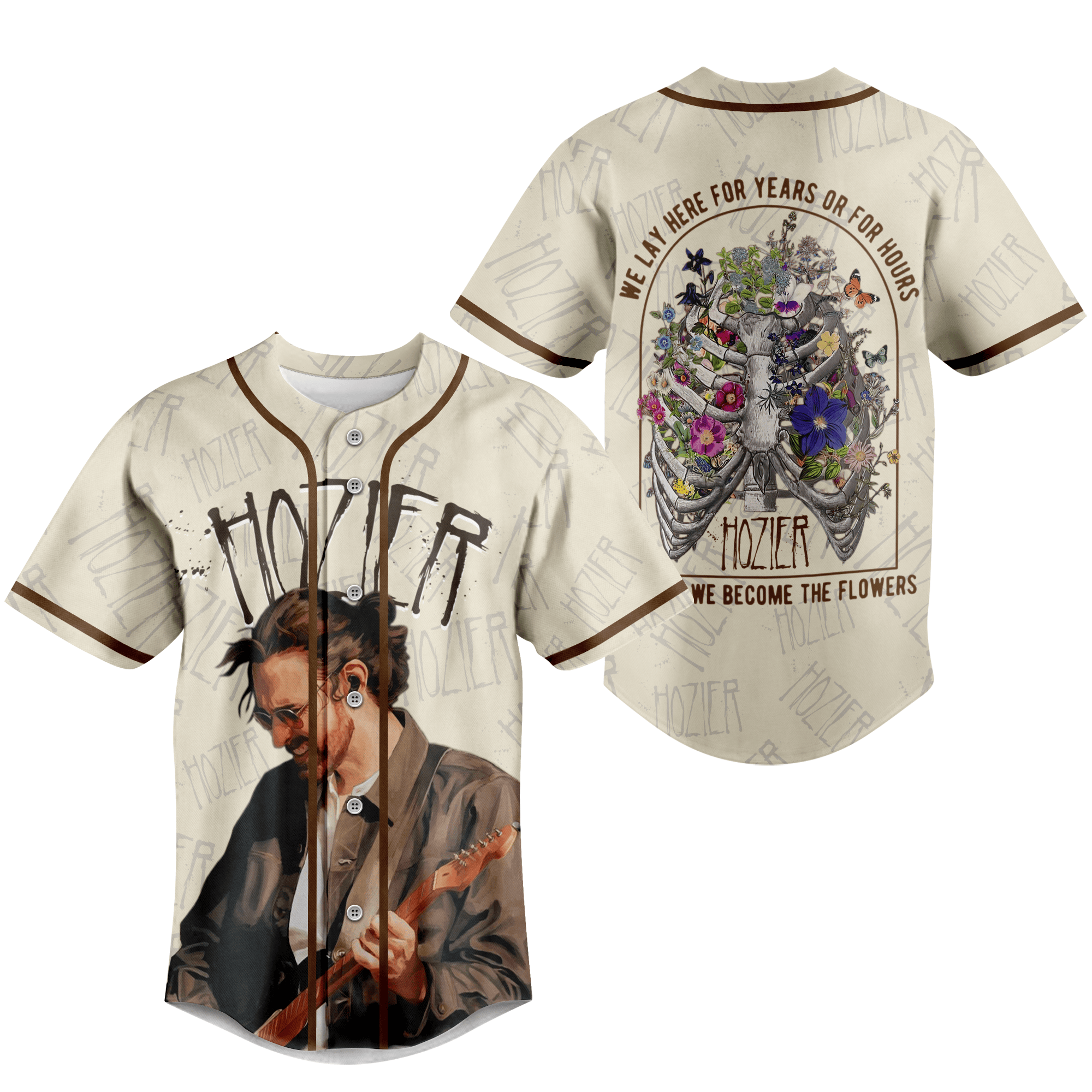 We Lay Here For Years Or For Hours Hozier Baseball Jersey For Fans