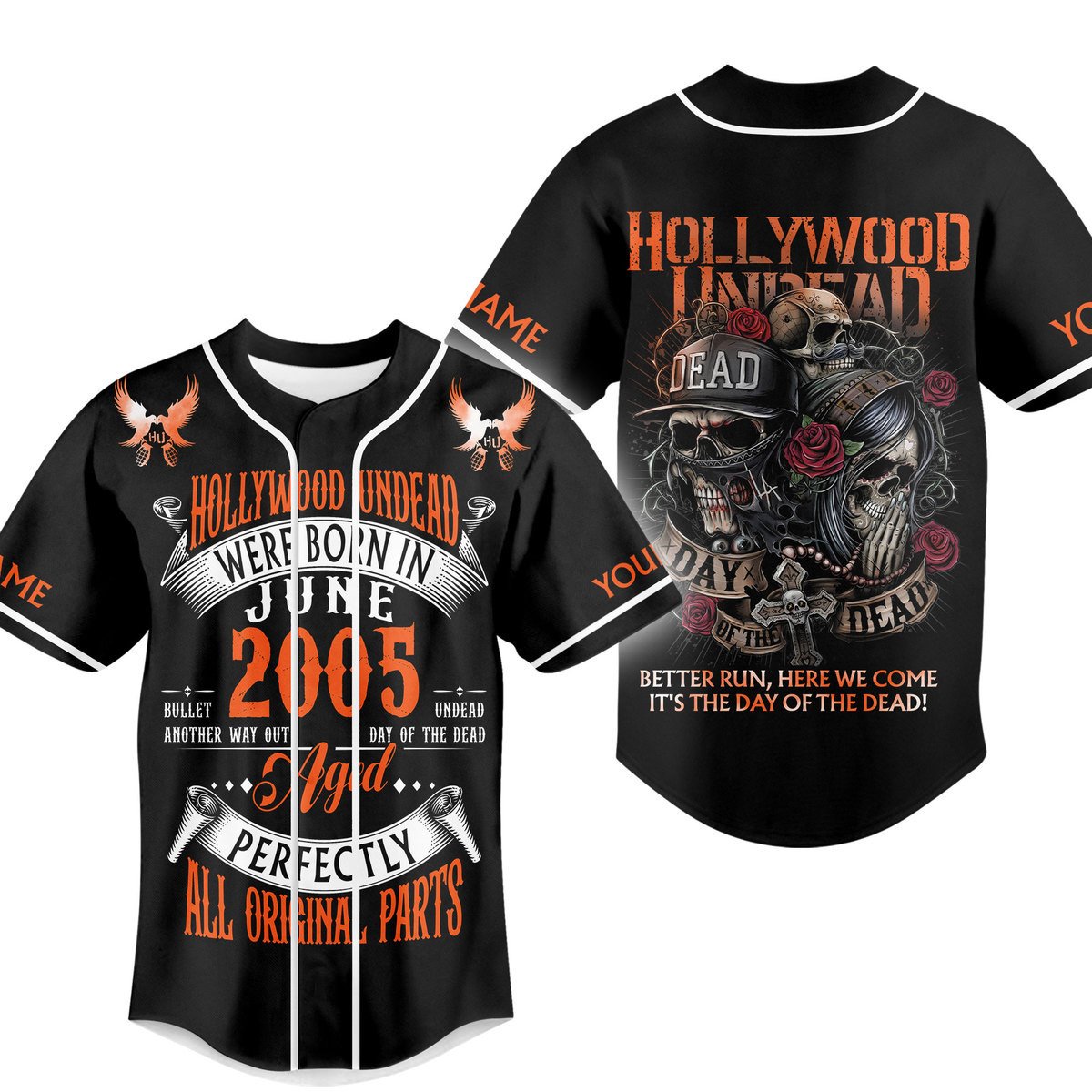 Hollywood Undead Baseball Jersey For Fans