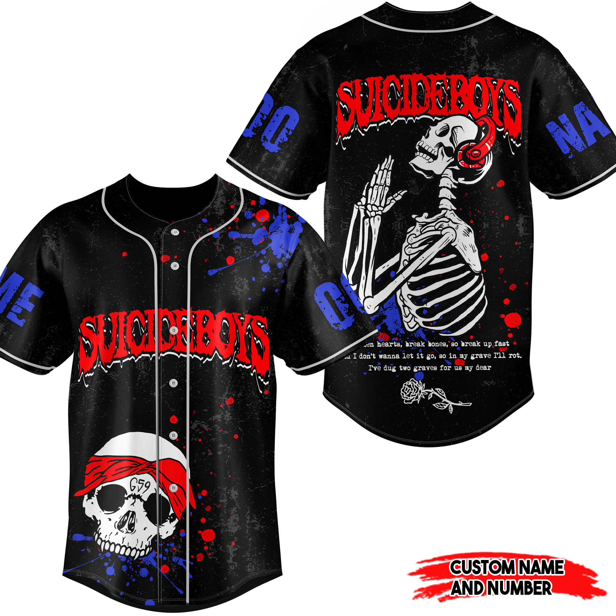 Suicideboy Baseball Jersey For Fans