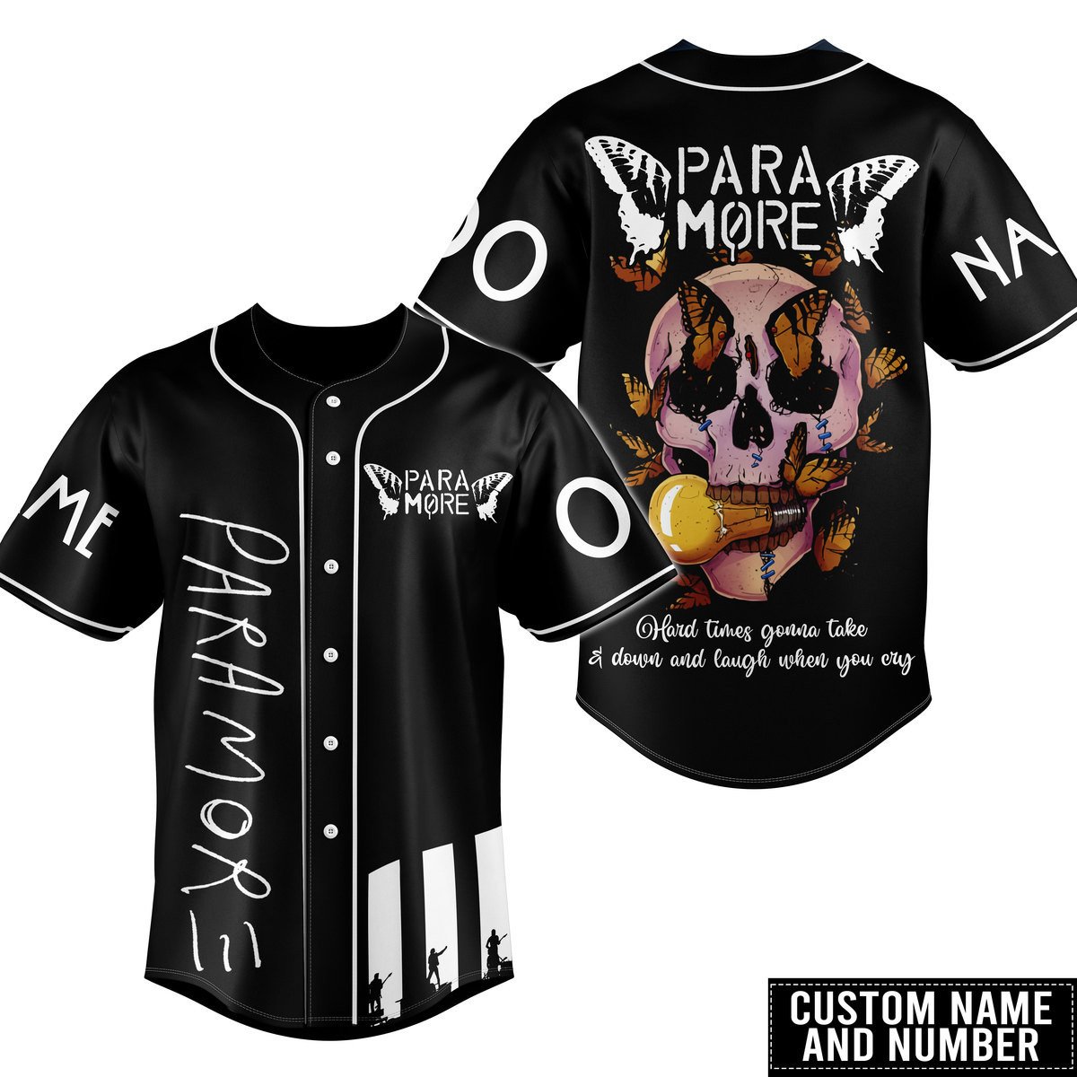 Paramore Baseball Jersey For Fans
