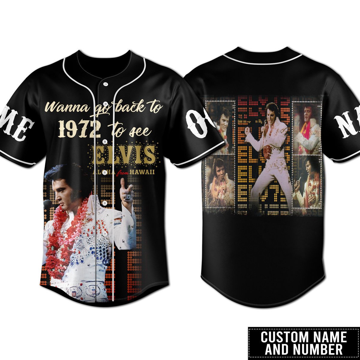 Elvis Presley Baseball Jersey For Fans