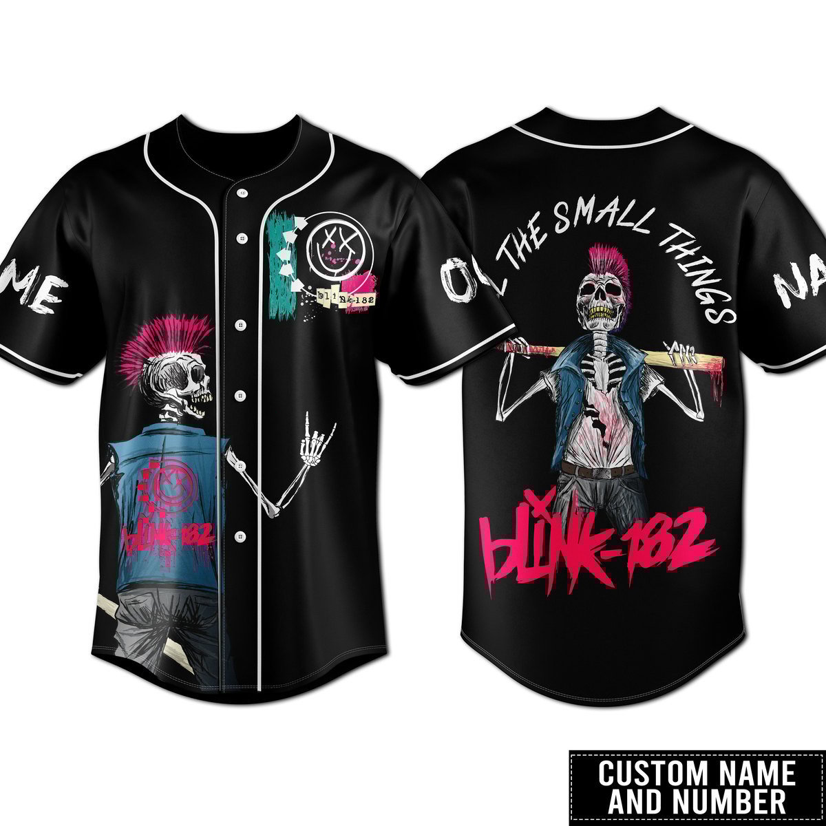Blink 182Baseball Jersey For Fans