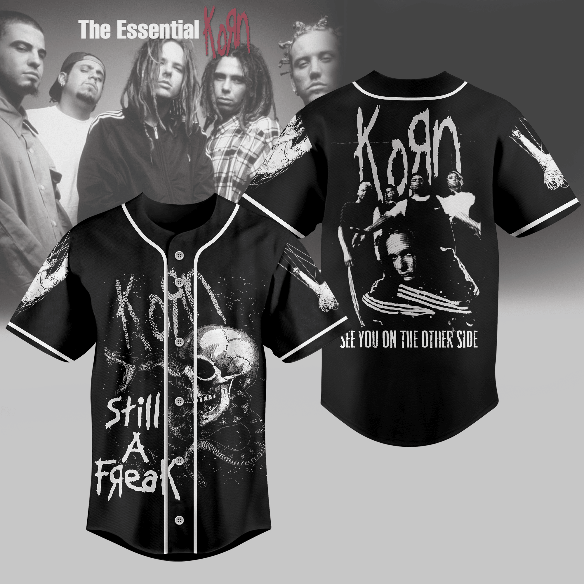 Still A Freak The Essential Korn Baseball Jersey For Fans
