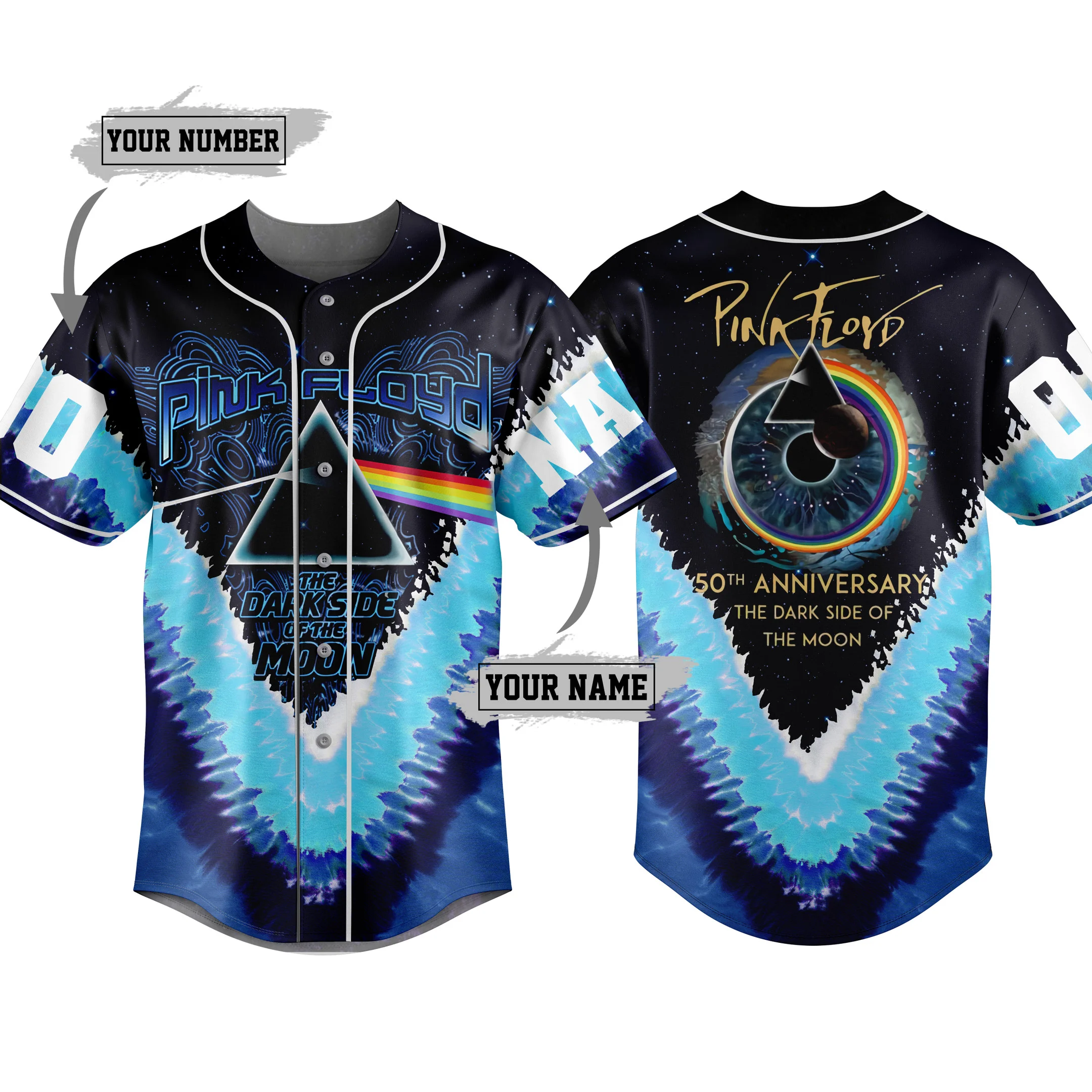 Pink Floyd Baseball Jersey For Fans