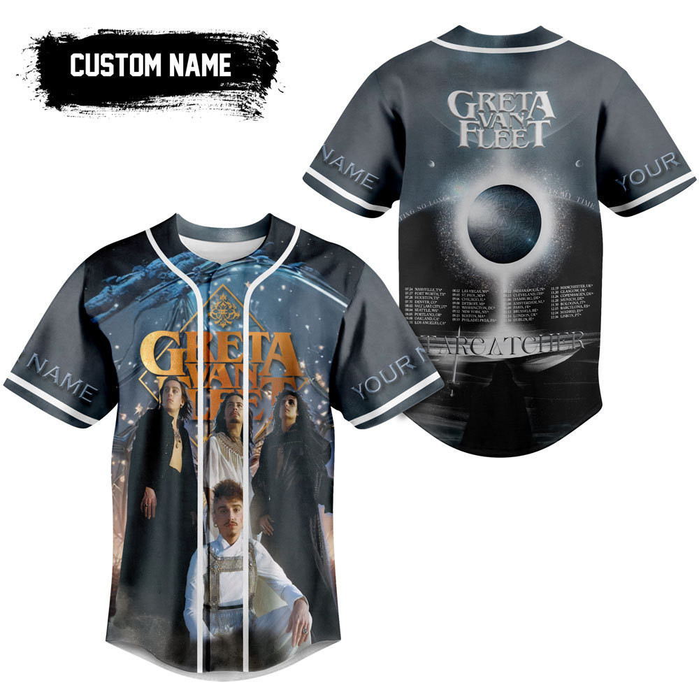 Greta Van Fleet Baseball Jersey For Fans
