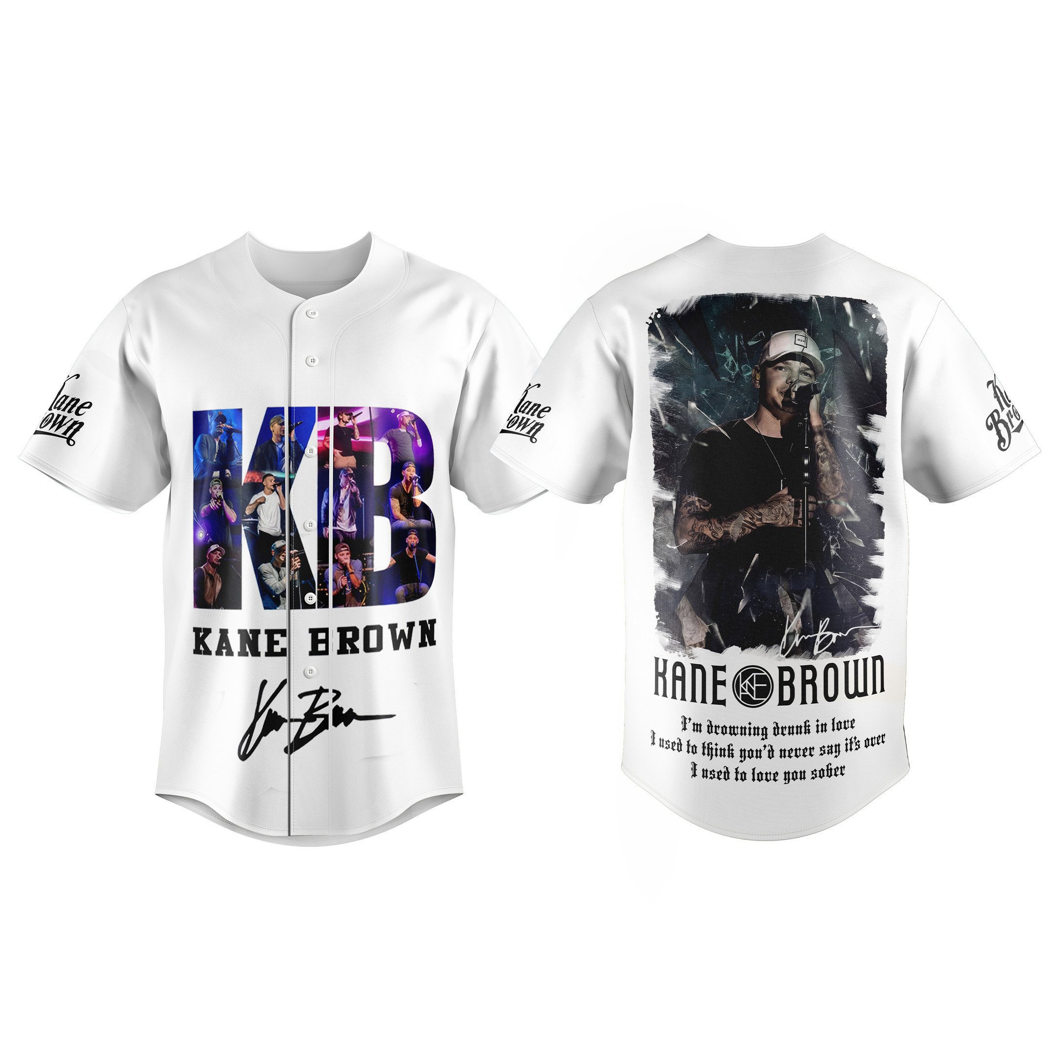 Kane Brown Baseball Jersey For Fans