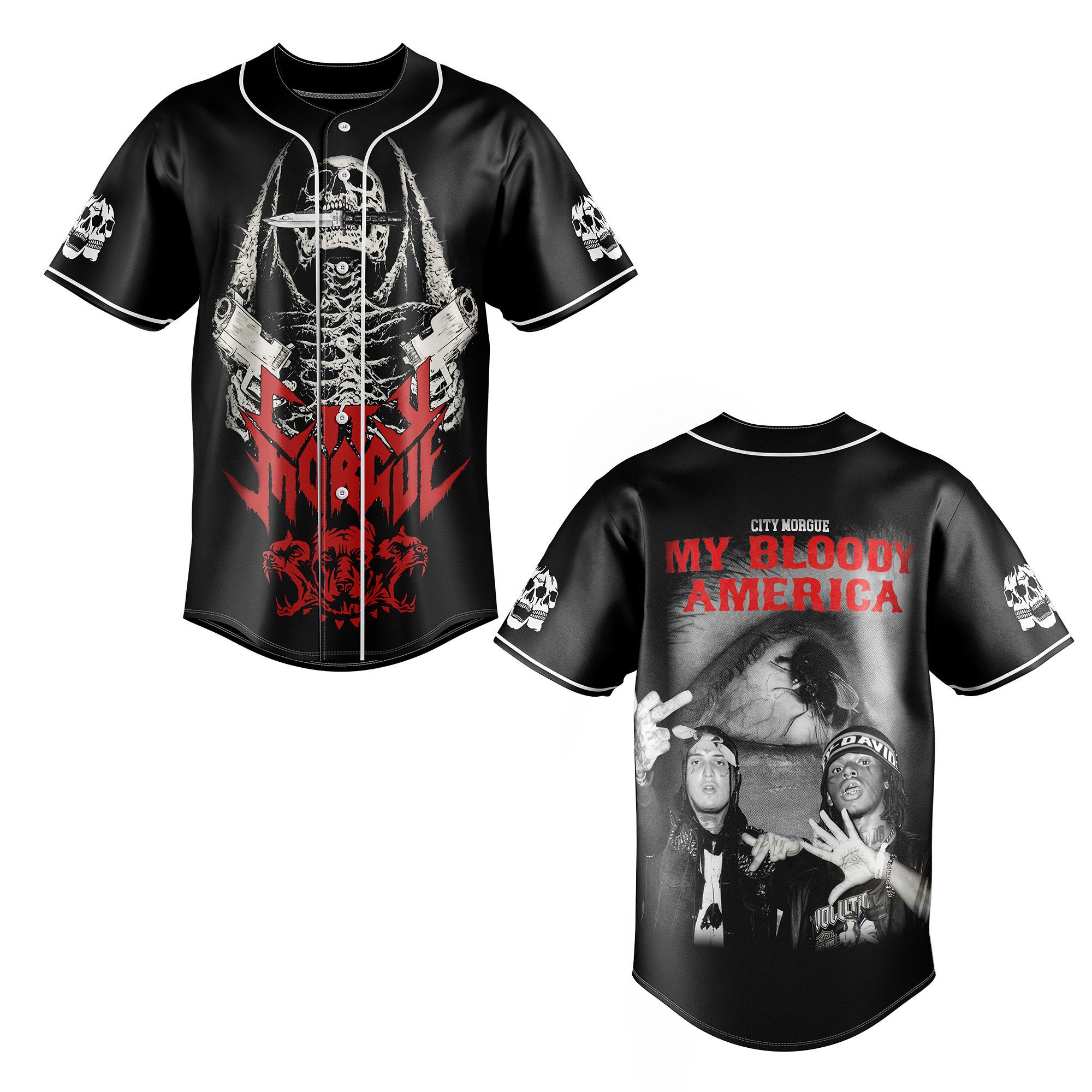 City Morgue Baseball Jersey For Fans