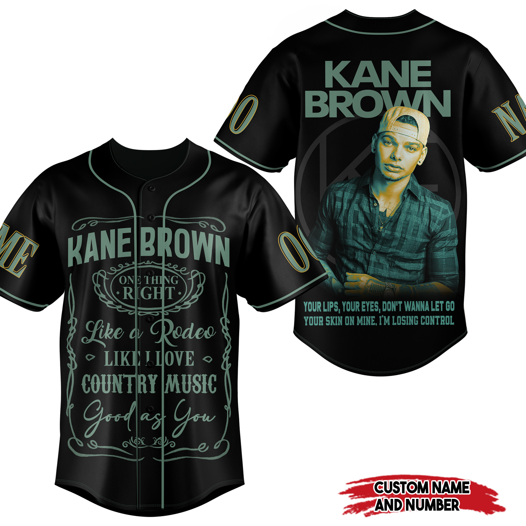 Kane Brown Baseball Jersey For Fans