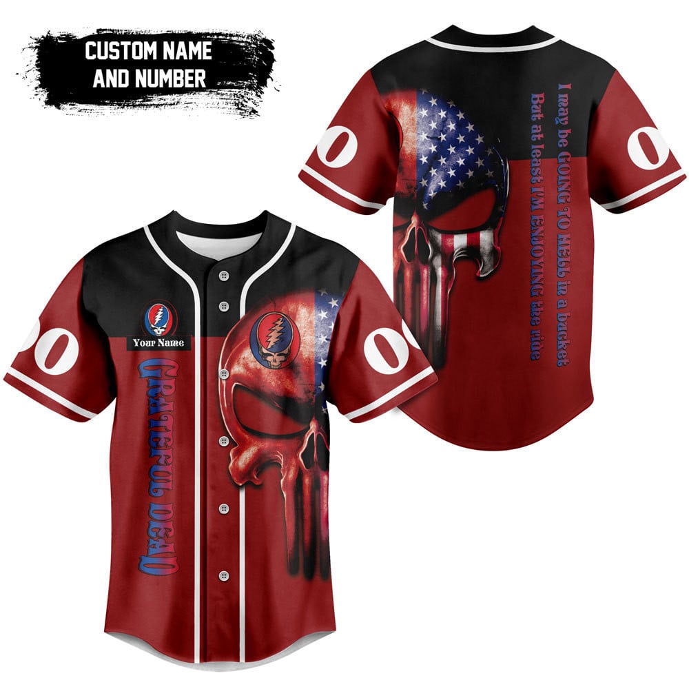 Grateful Dead Baseball Jersey For Fans