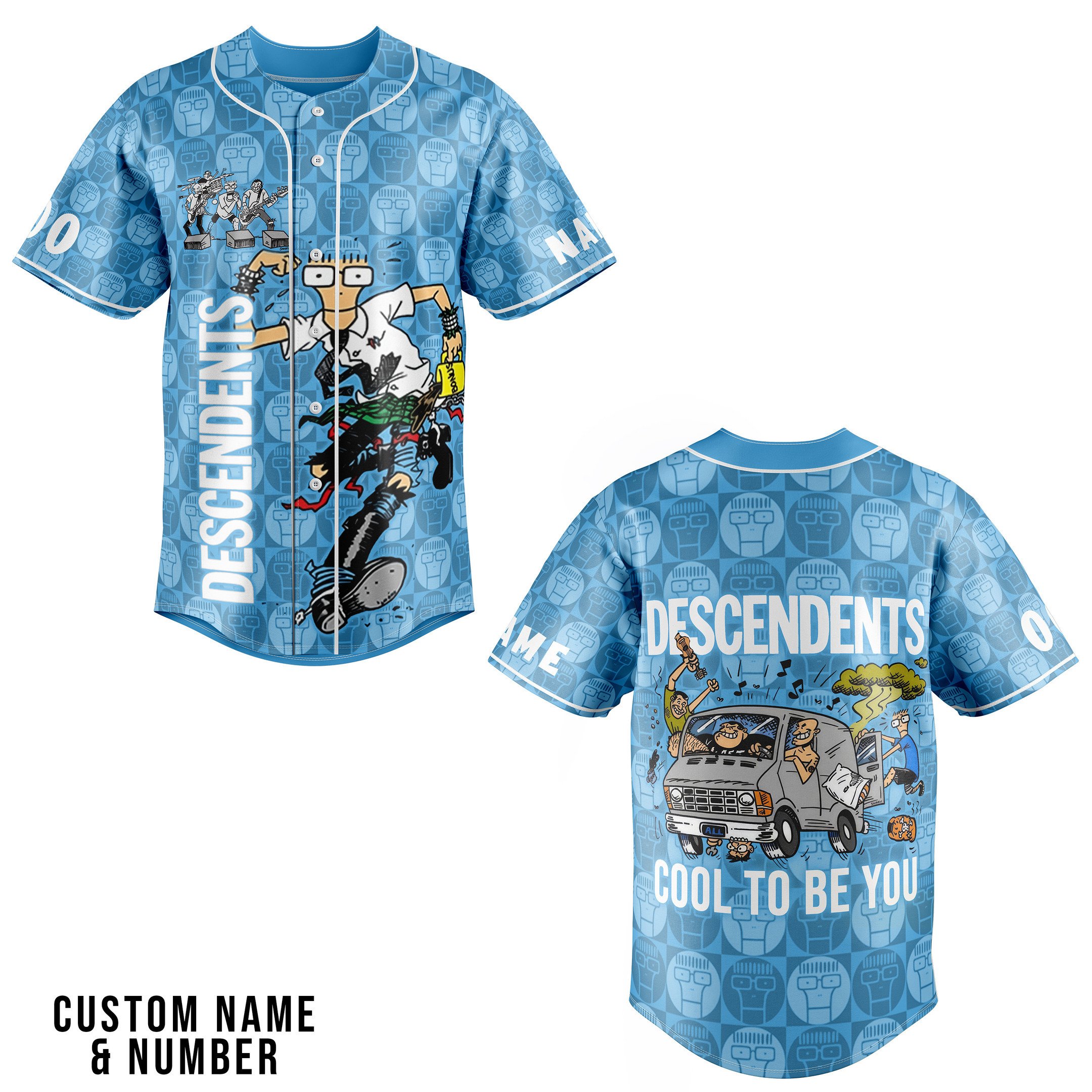 Descendents Baseball Jersey For Fans