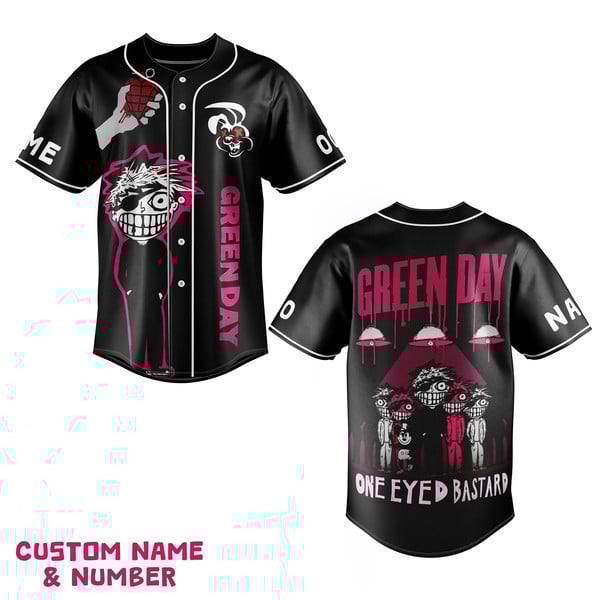 Green Day Baseball Jersey For Fans