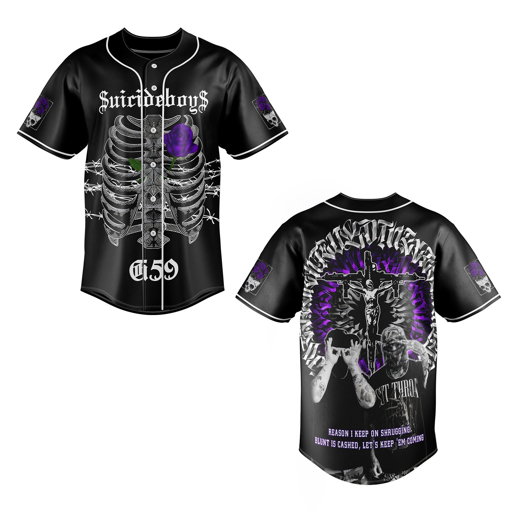 Suicideboys Baseball Jersey For Fans