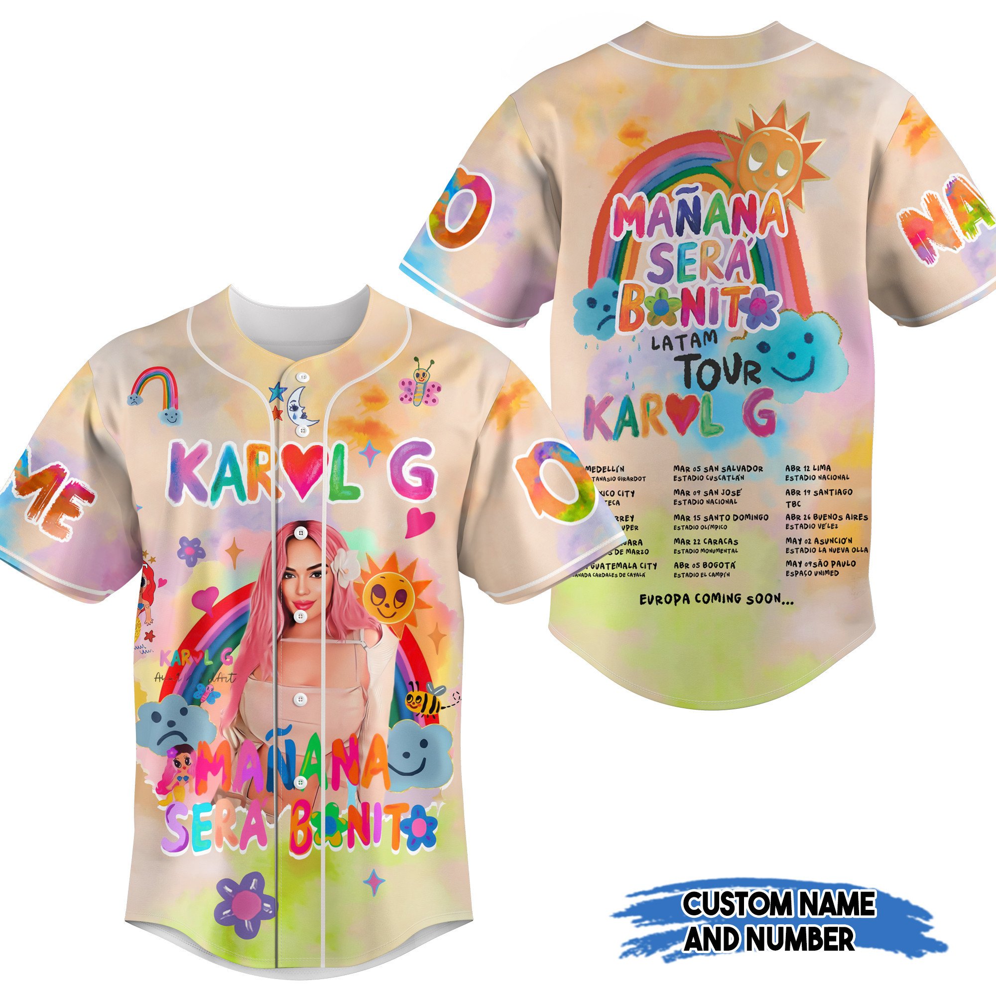 Karol G Baseball Jersey For Fans