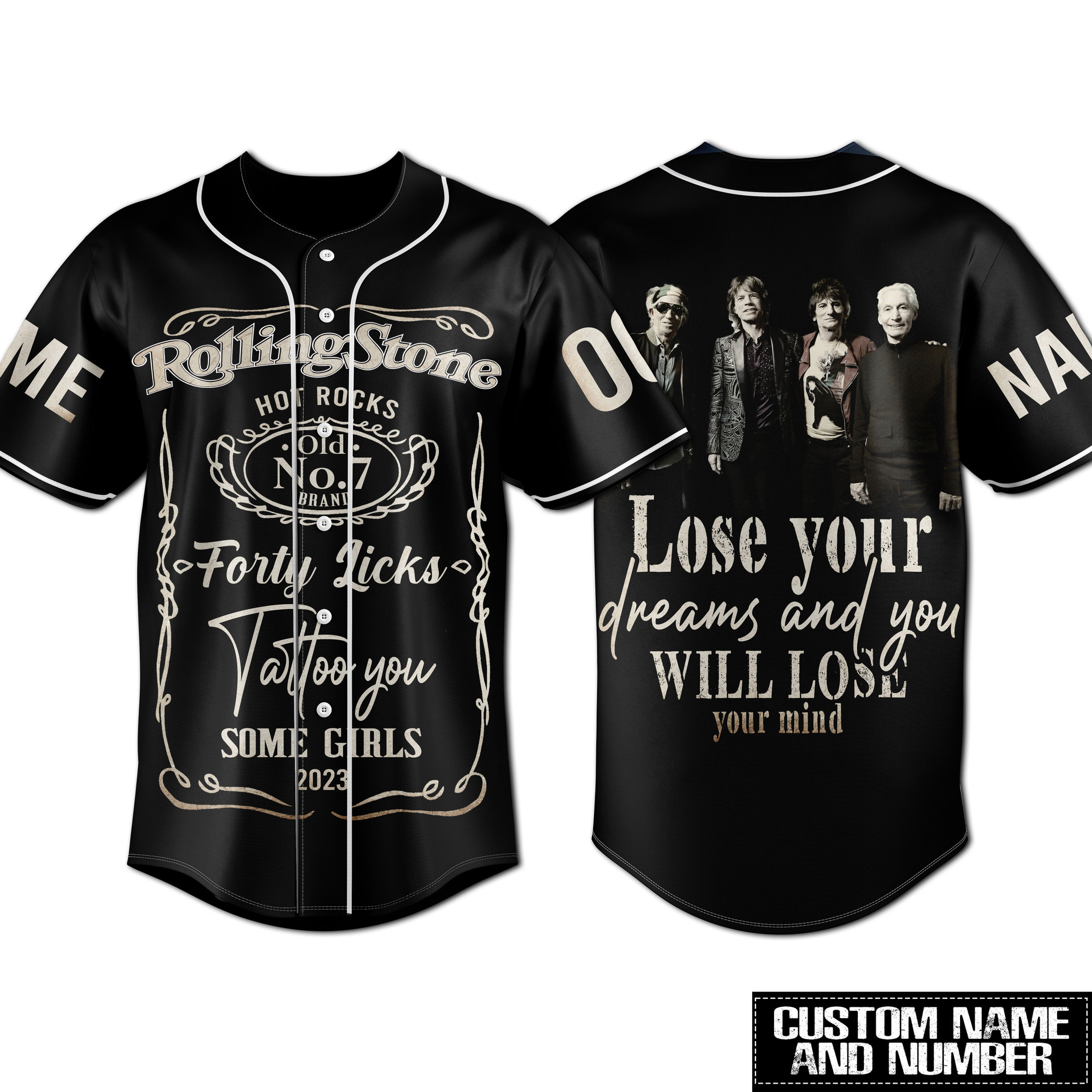 The Rolling Stones Baseball Jersey For Fans