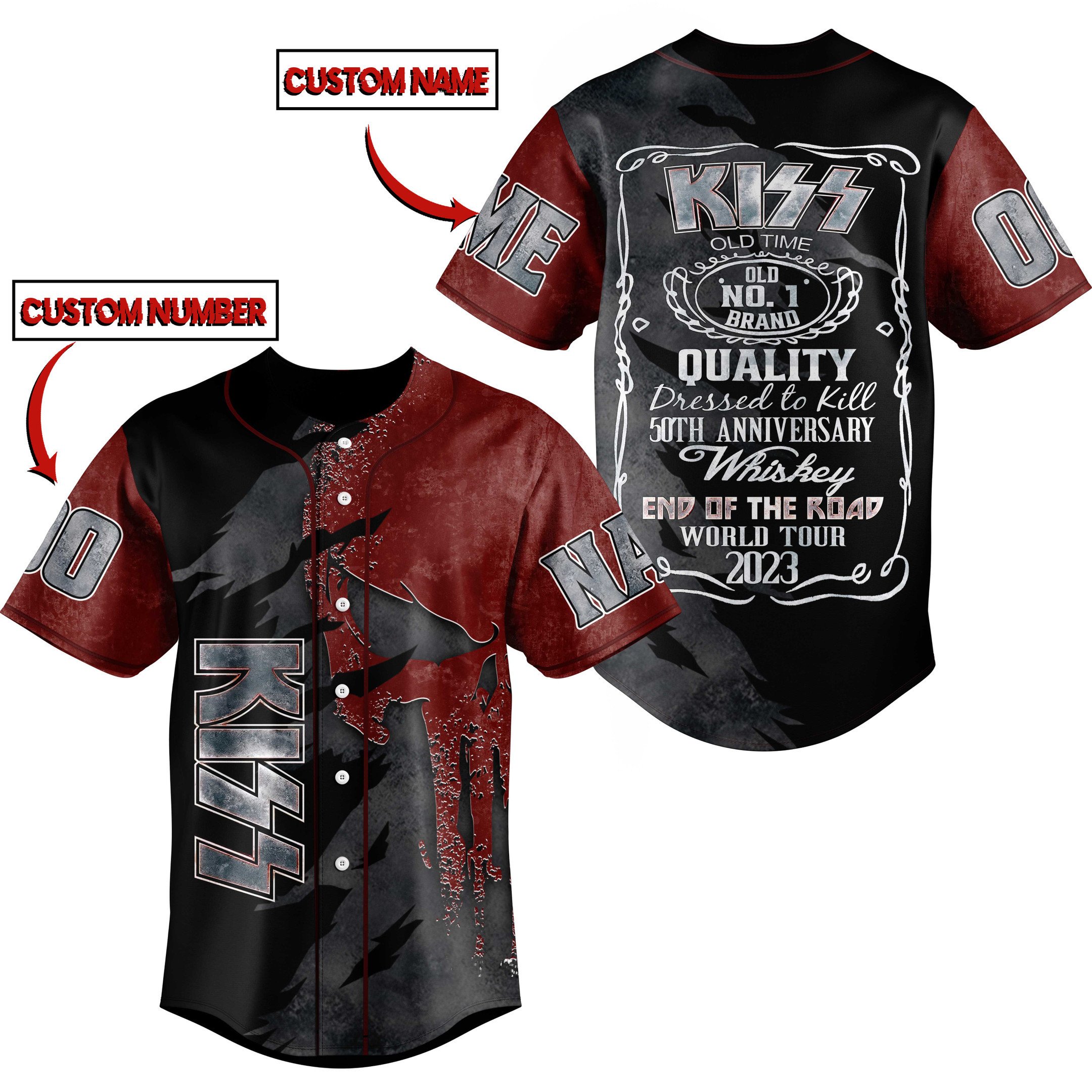 Kissbaseball Jersey For Fans