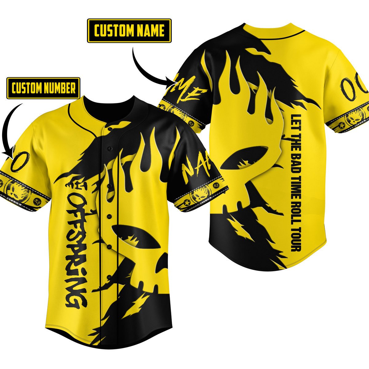 The Offspring Baseball Jersey For Fans