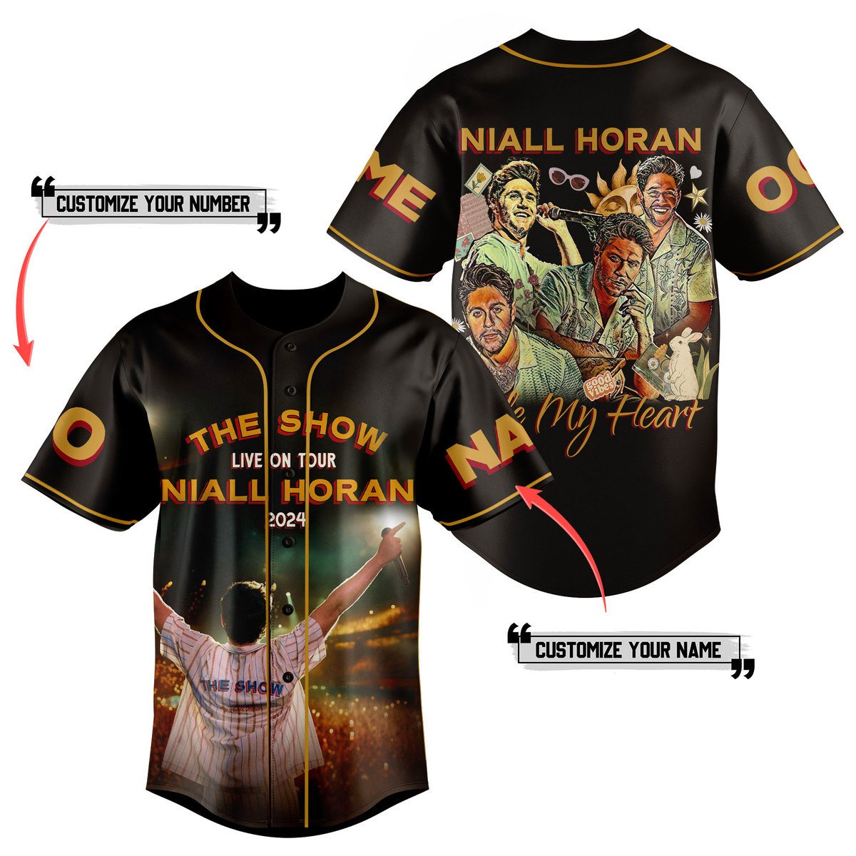 Niall Horan Baseball Jersey For Fans