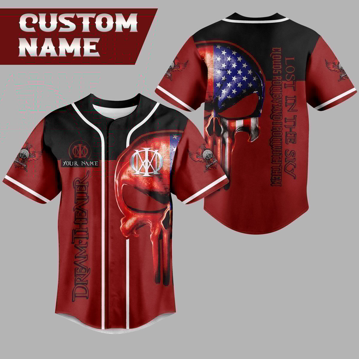 Dream Theater Baseball Jersey For Fans