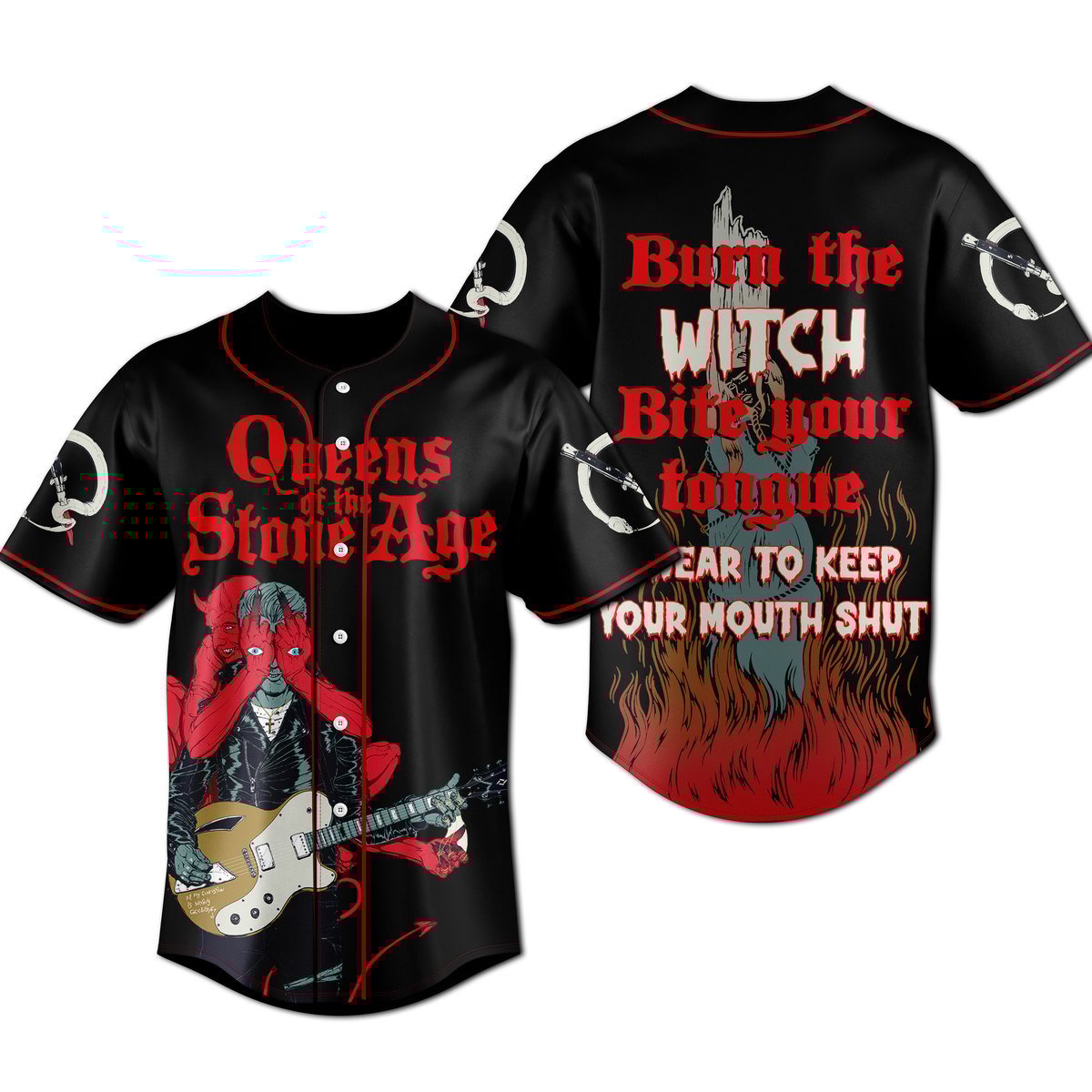 Queens Of The Stone Age Baseball Jersey For Fans