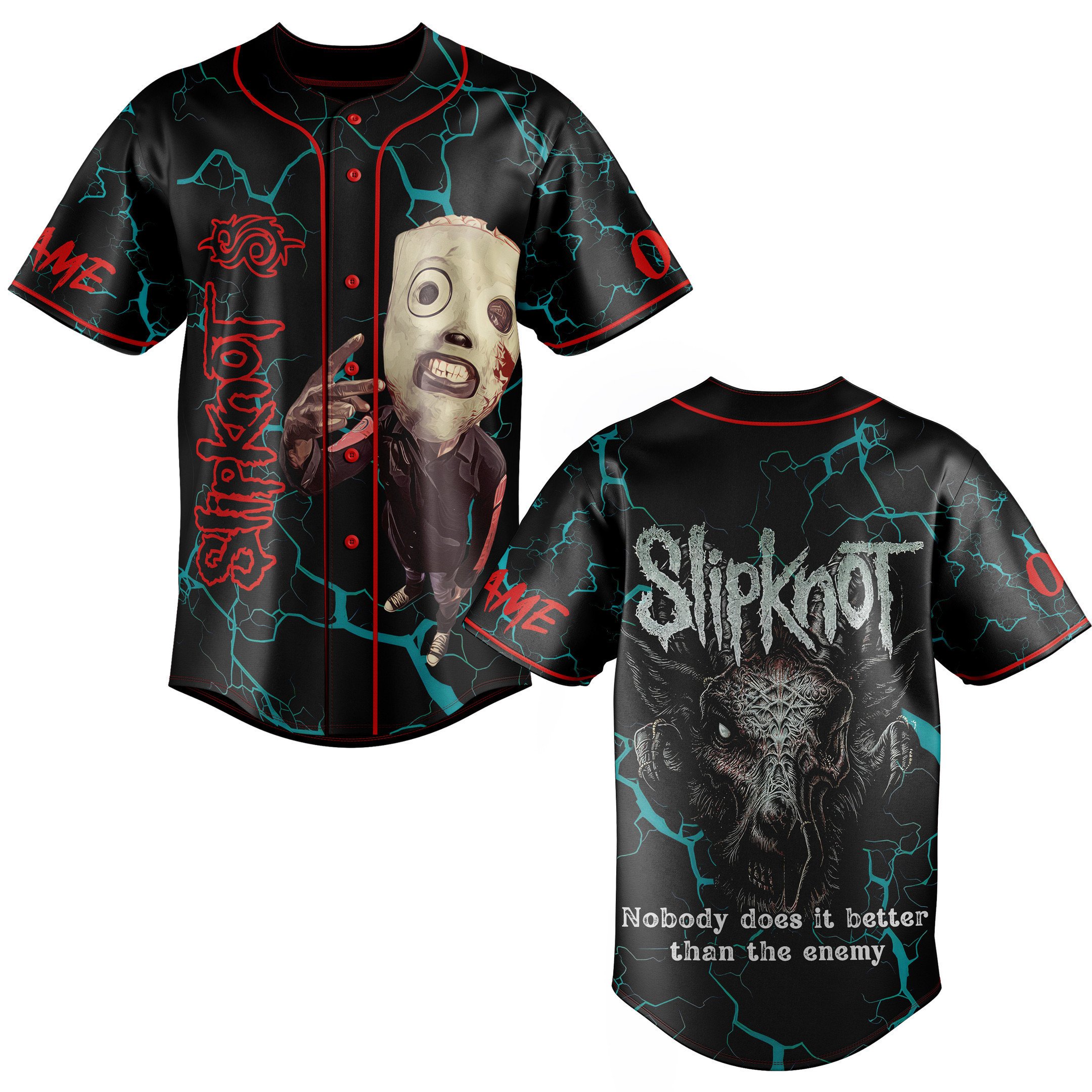 Slipknot Baseball Jersey For Fans