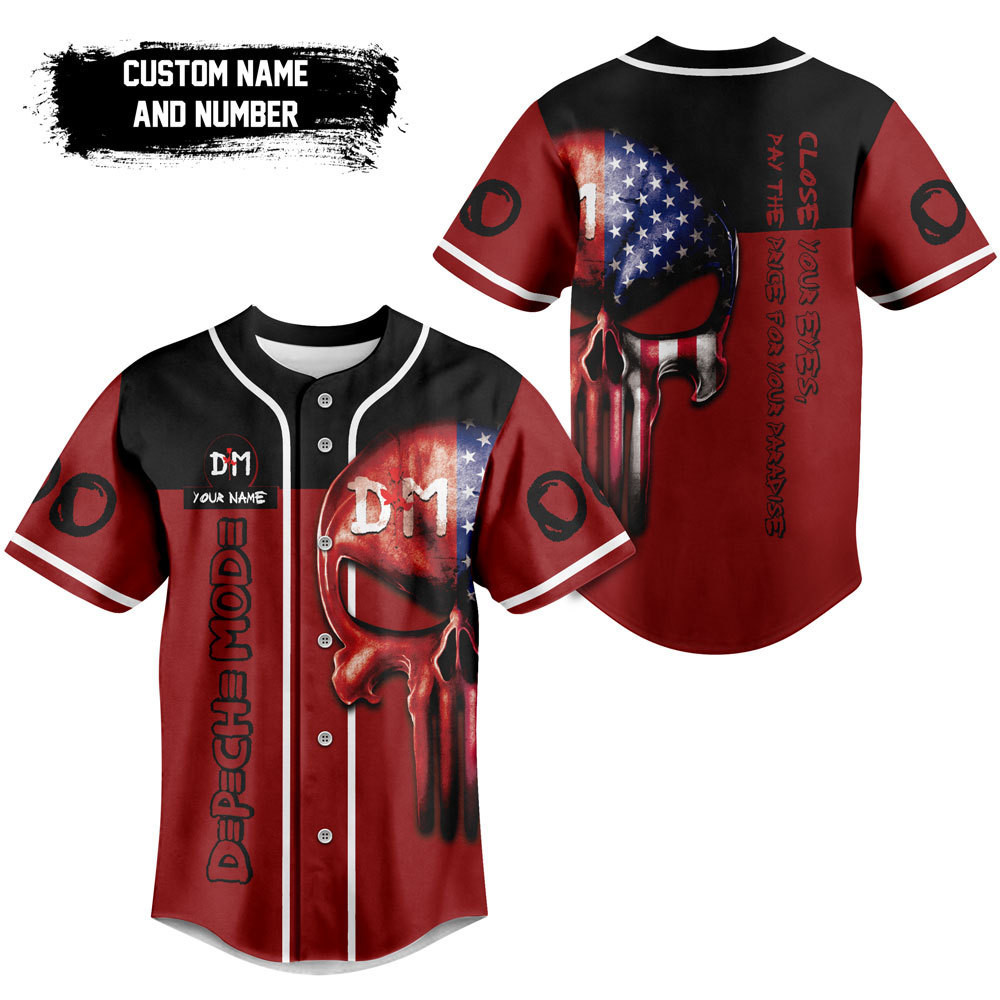 Depeche Mode Baseball Jersey For Fans