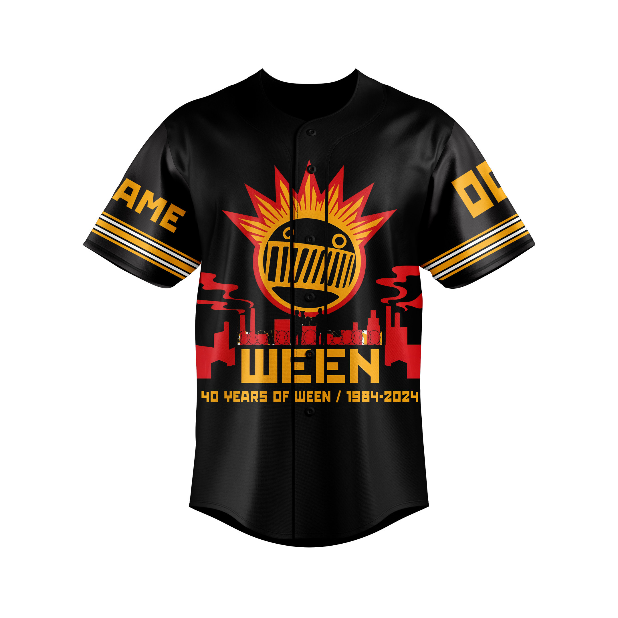 40 Years Of Ween 1984-2024 Baseball Jersey For Fans
