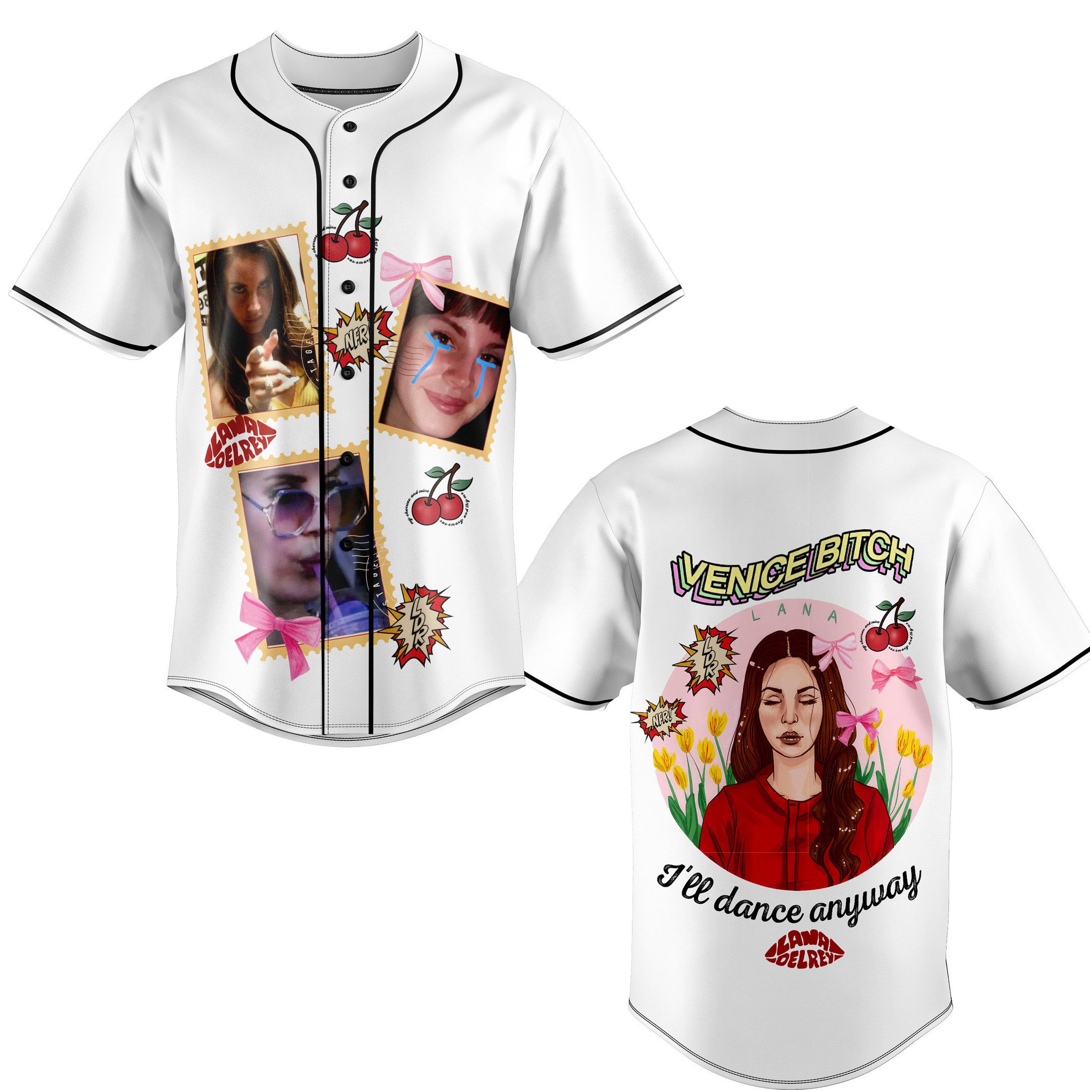 Venice Bitch Lana Del Rey Baseball Jersey For Fans